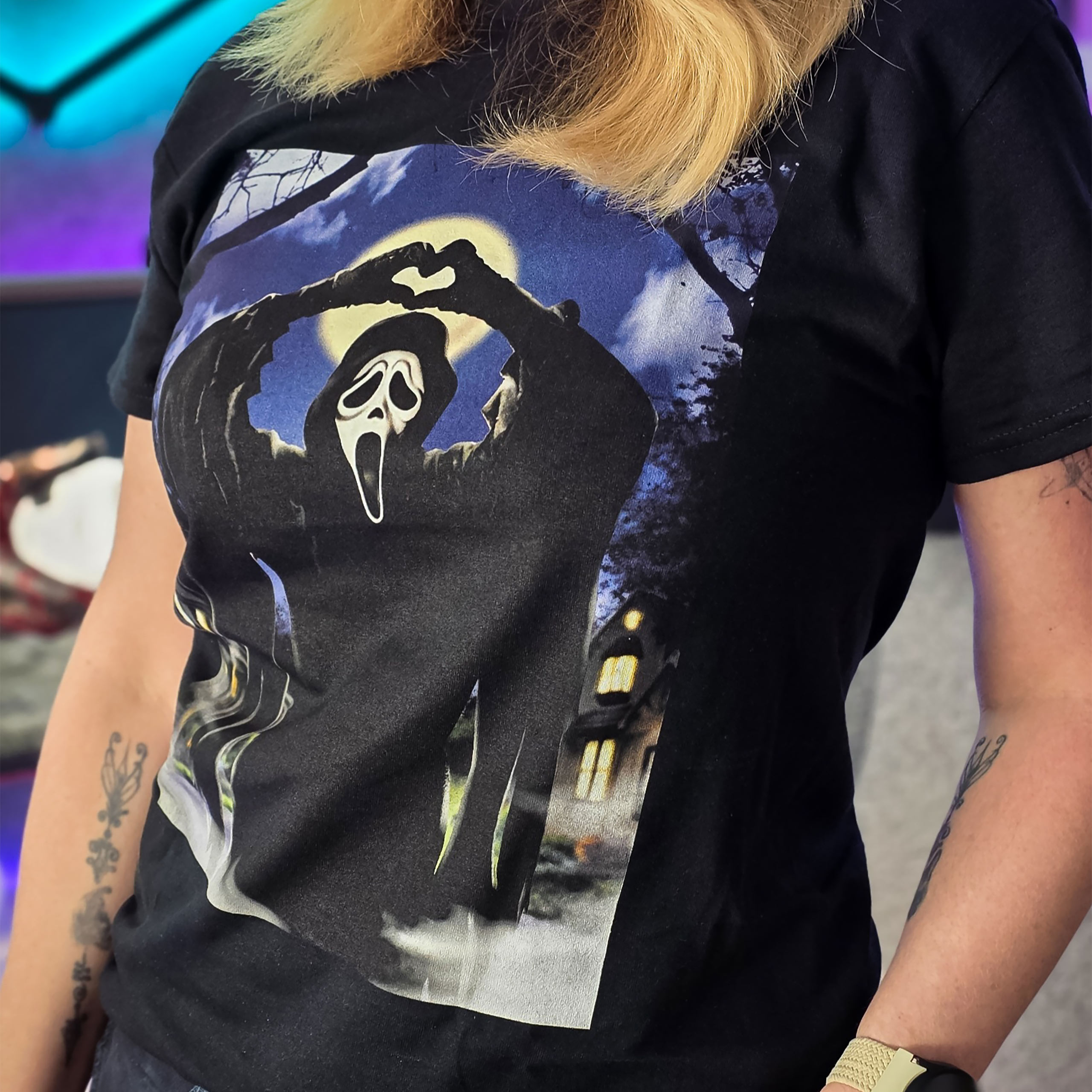 Ghost Face - Hearts T-Shirt Black