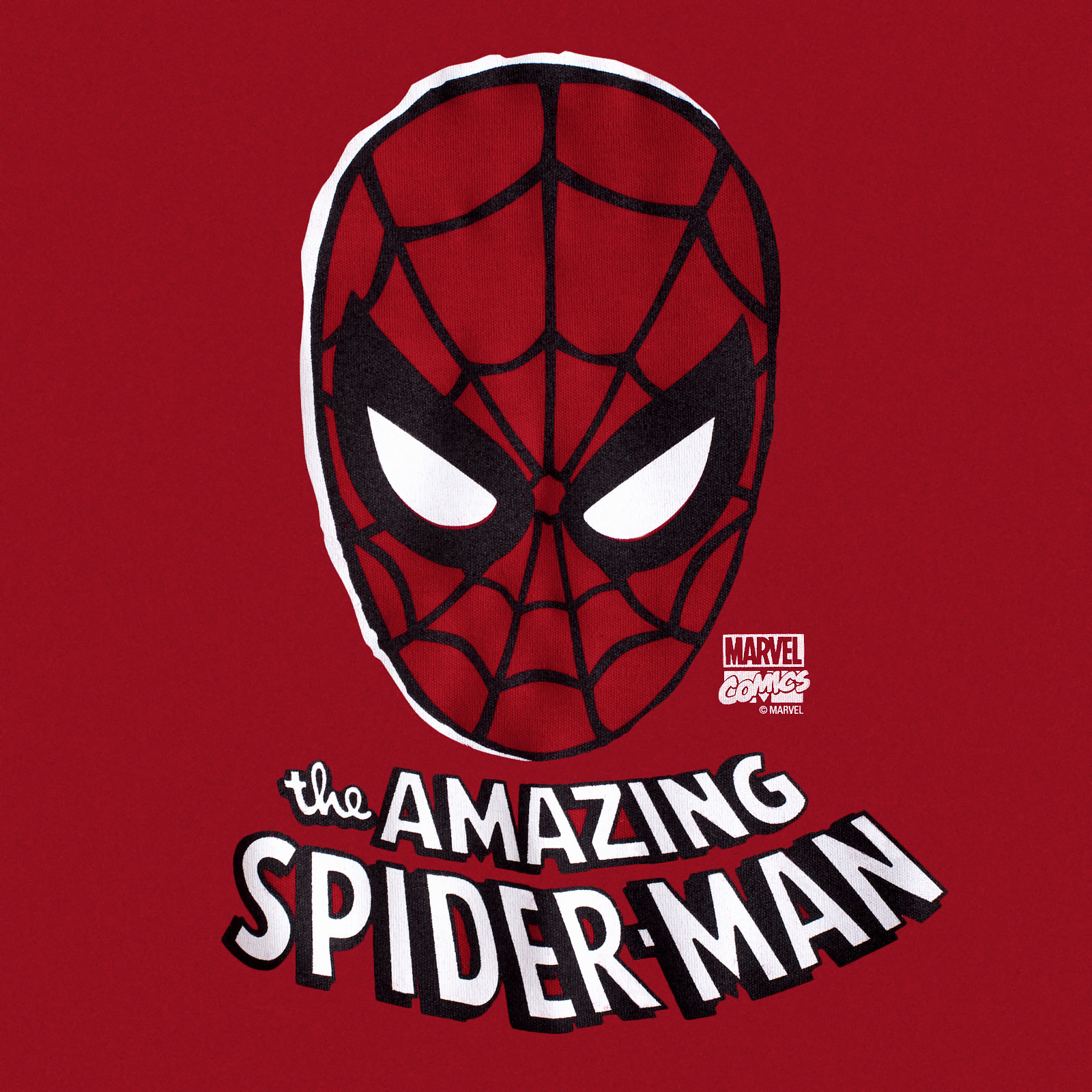 Spider-Man - Face T-Shirt pour enfants rouge