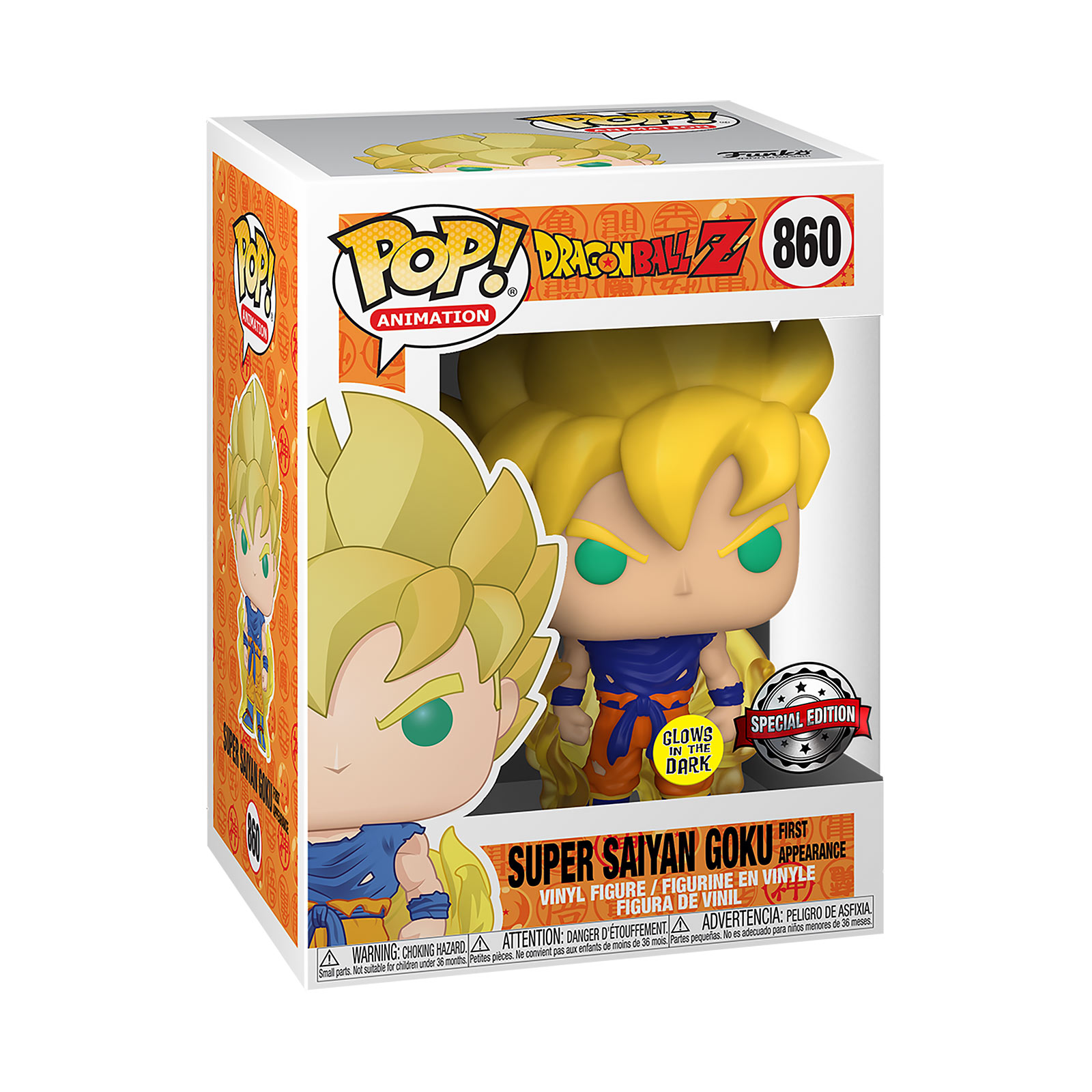 Dragon Ball Z - Super Saiyan Goku Première Apparition Figurine Funko Pop