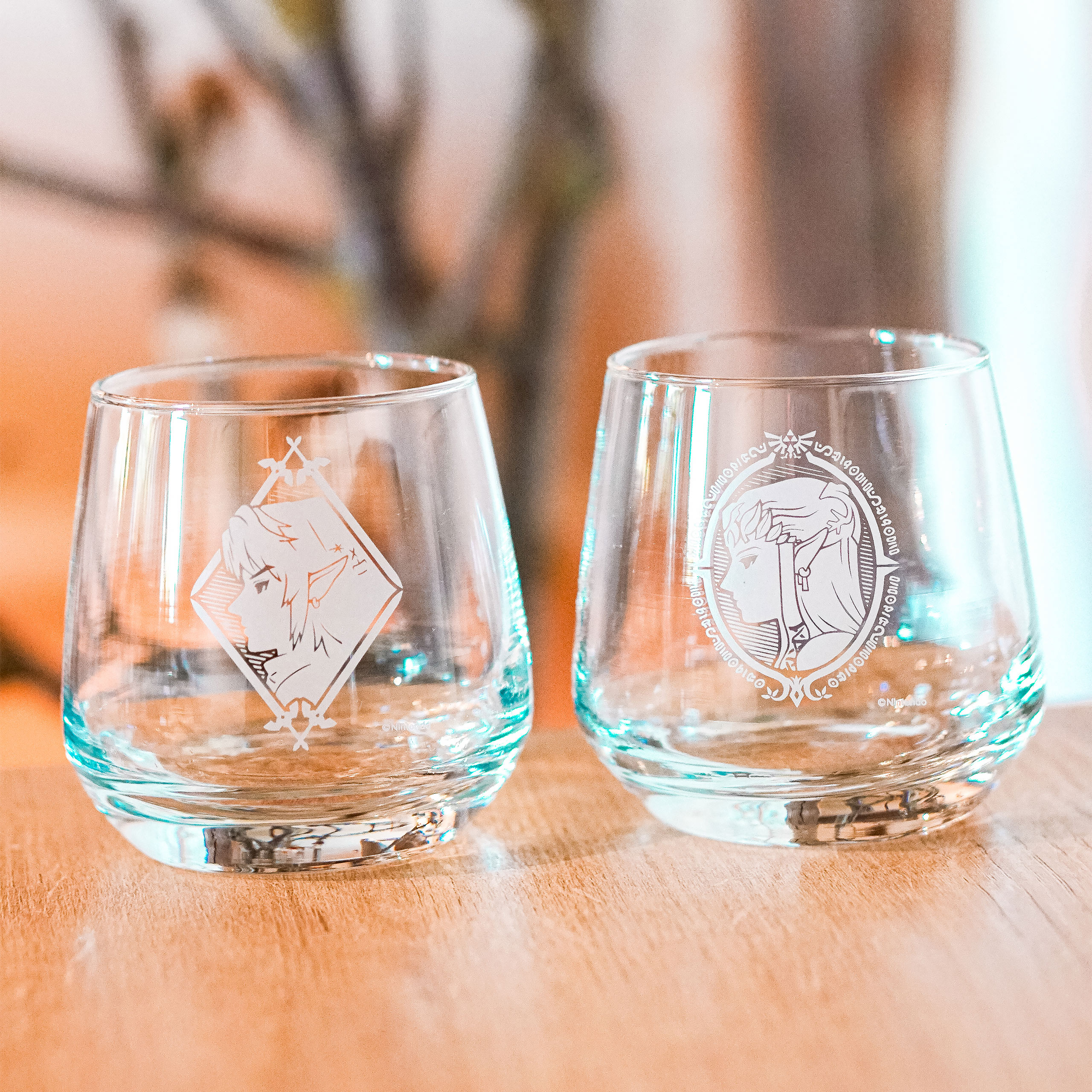 Zelda - Zestaw 2 szklanek Link & Zelda