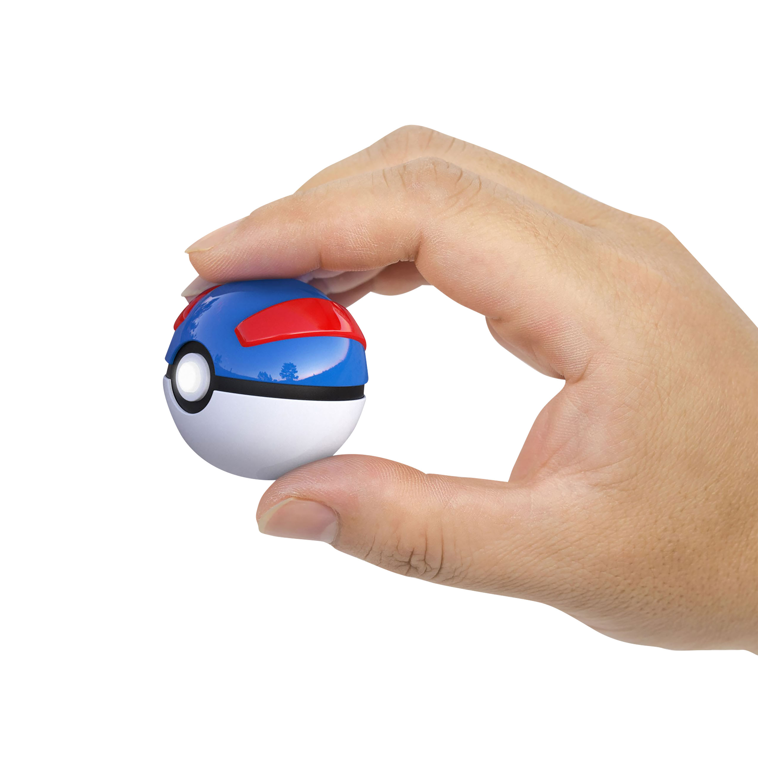 Pokemon - Mini replica di Superball Pokeball con luce