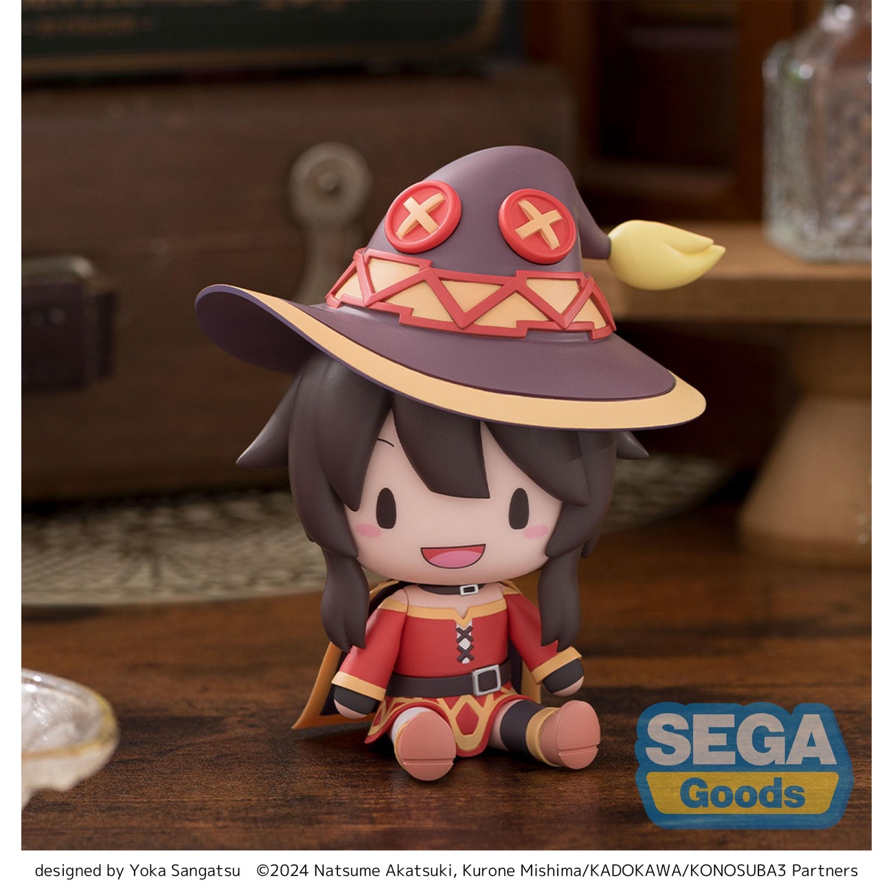 Konosuba: God's Blessing on This Wonderful World! 3 Fuwa Petit Chibi Figure Megumin 10 cm