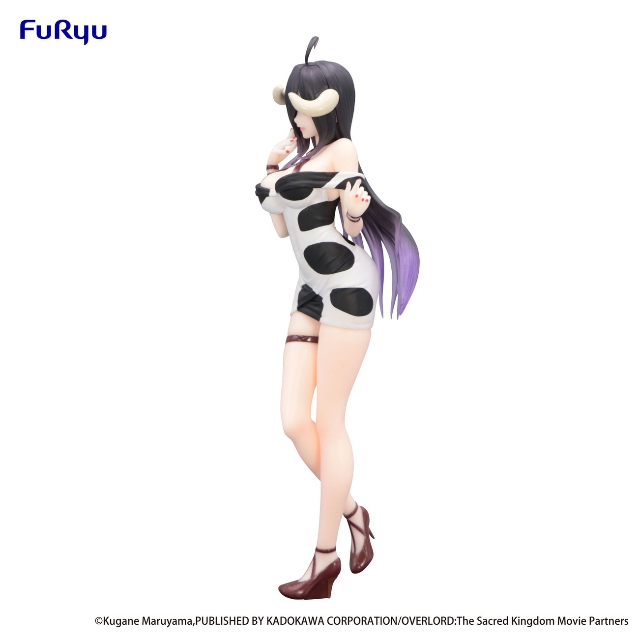 Overlord Trio-Try-iT Statua in PVC Albedo Mini Dress Fantasia Mucca Ver. 21 cm