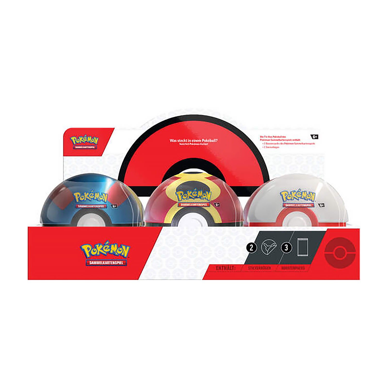 Pokémon - Espositore Tin Box Mystery Pokéball Cards Autunno 2025