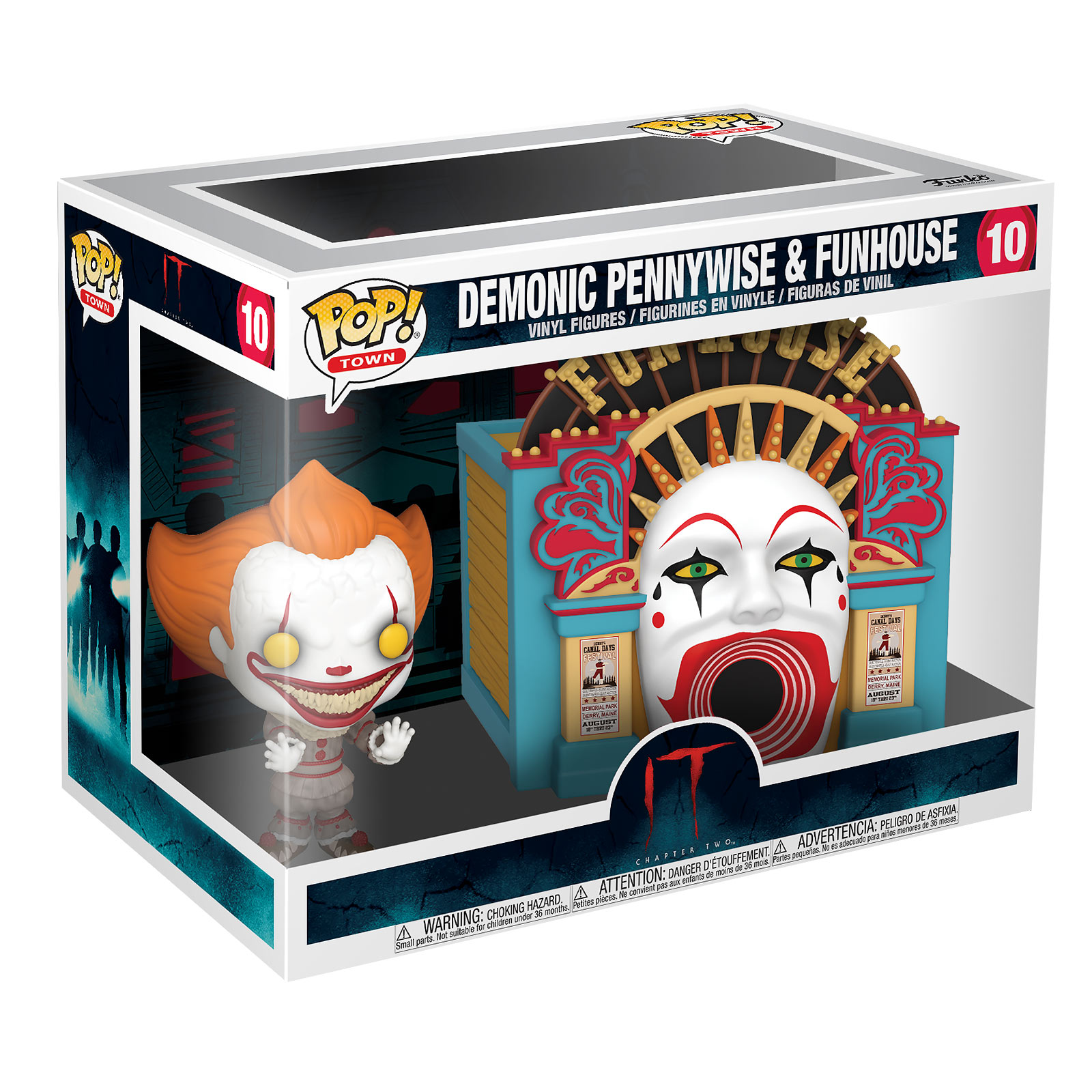 Stephen King's ES - Demonic Pennywise & Funhouse Funko Pop Figurine Set