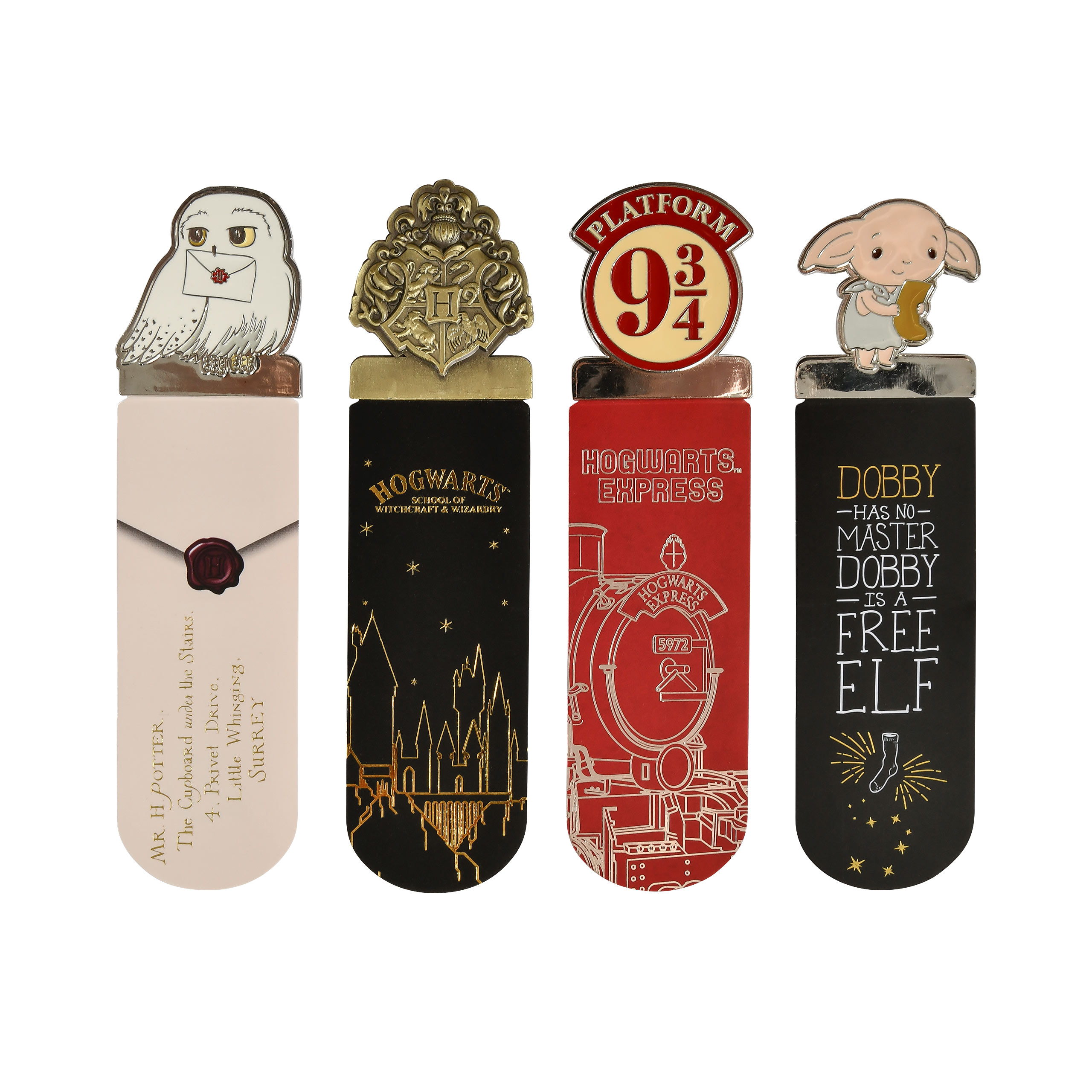 Harry Potter - Lot de 4 marque-pages