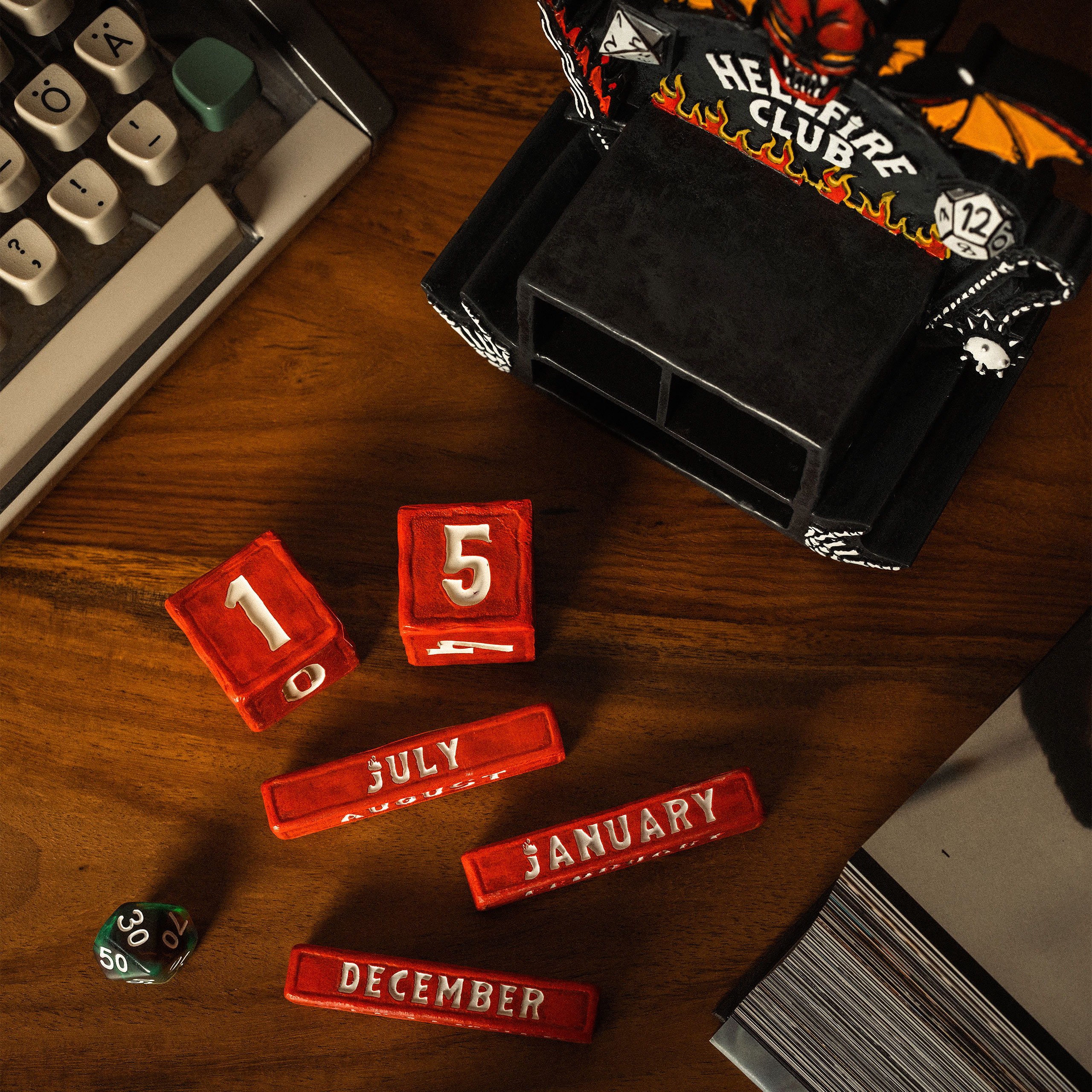 Stranger Things - Calendario perpetuo 3D Hellfire Club