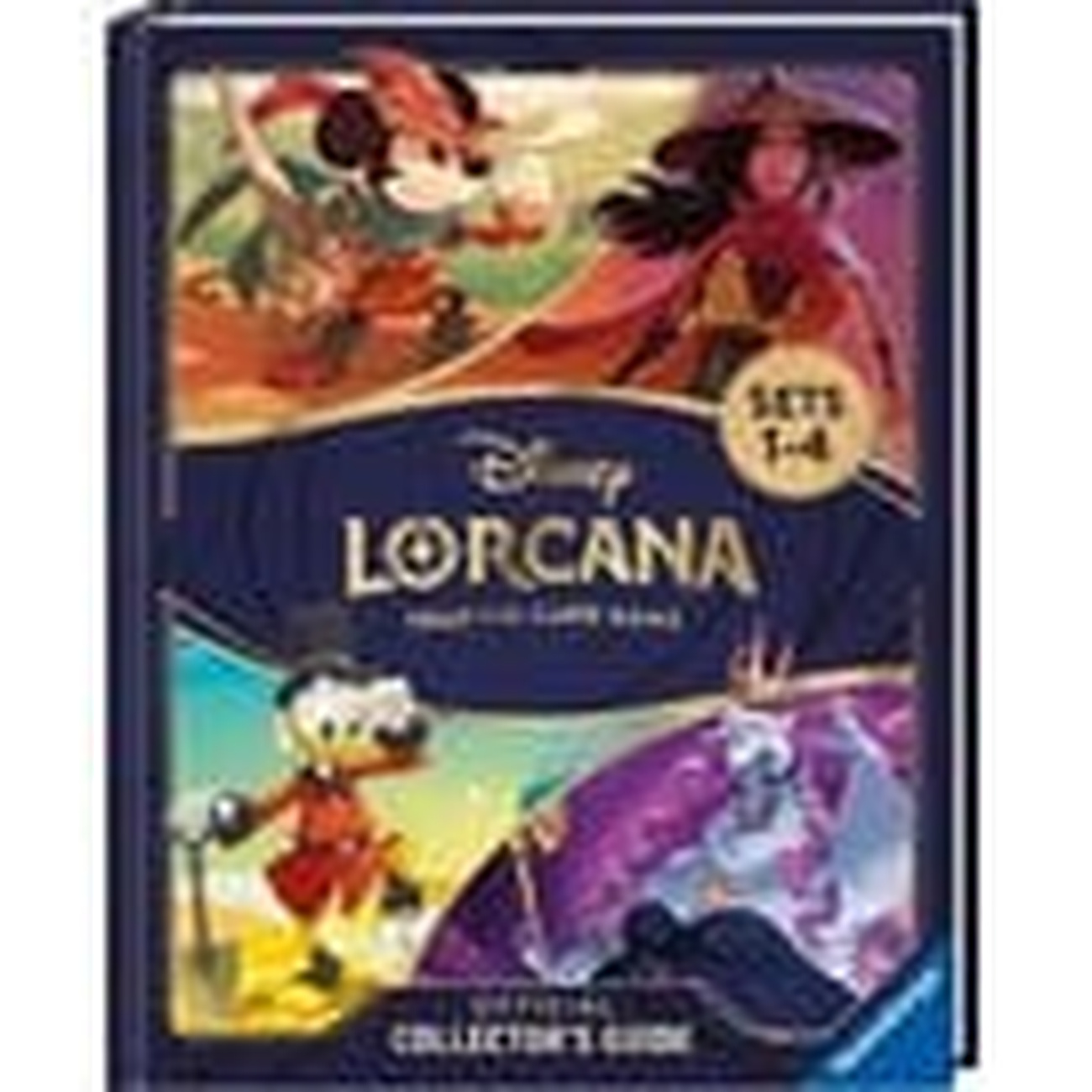 Disney Lorcana JCC Libro Guía oficial del coleccionista: Sets 1-4 *Versión en inglés*