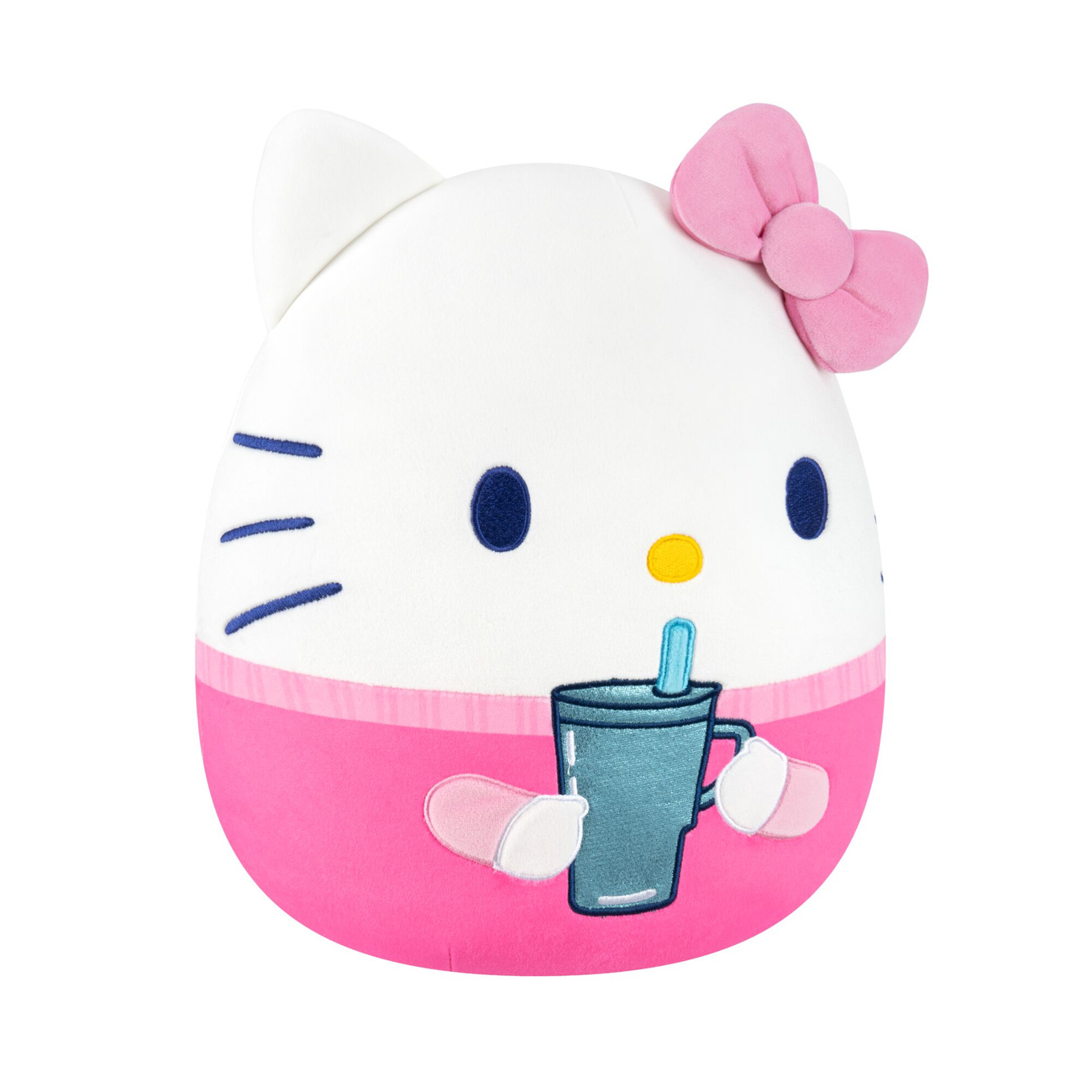 Figura de peluche Squishmallows Hello Kitty con taza