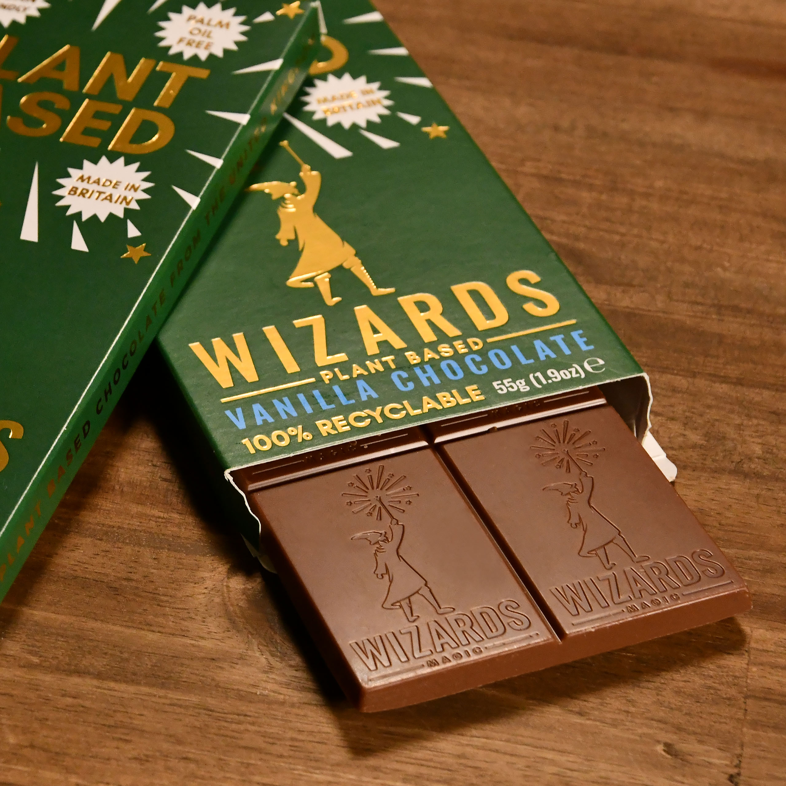 Wizards Magic - Sélection de chocolats à base de plantes 4 tablettes