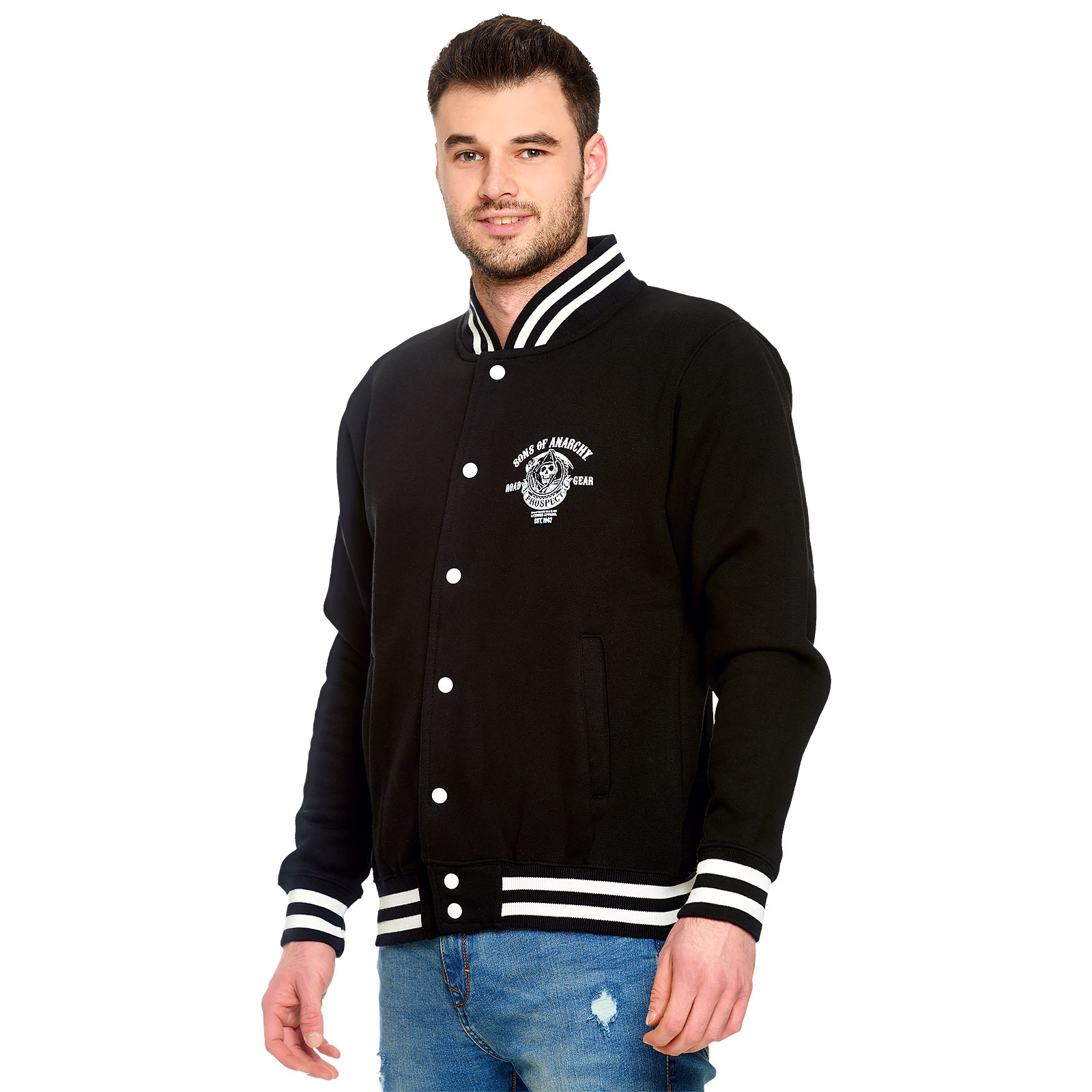 Sons of Anarchy - Reaper & Prospect College Jacket black-white