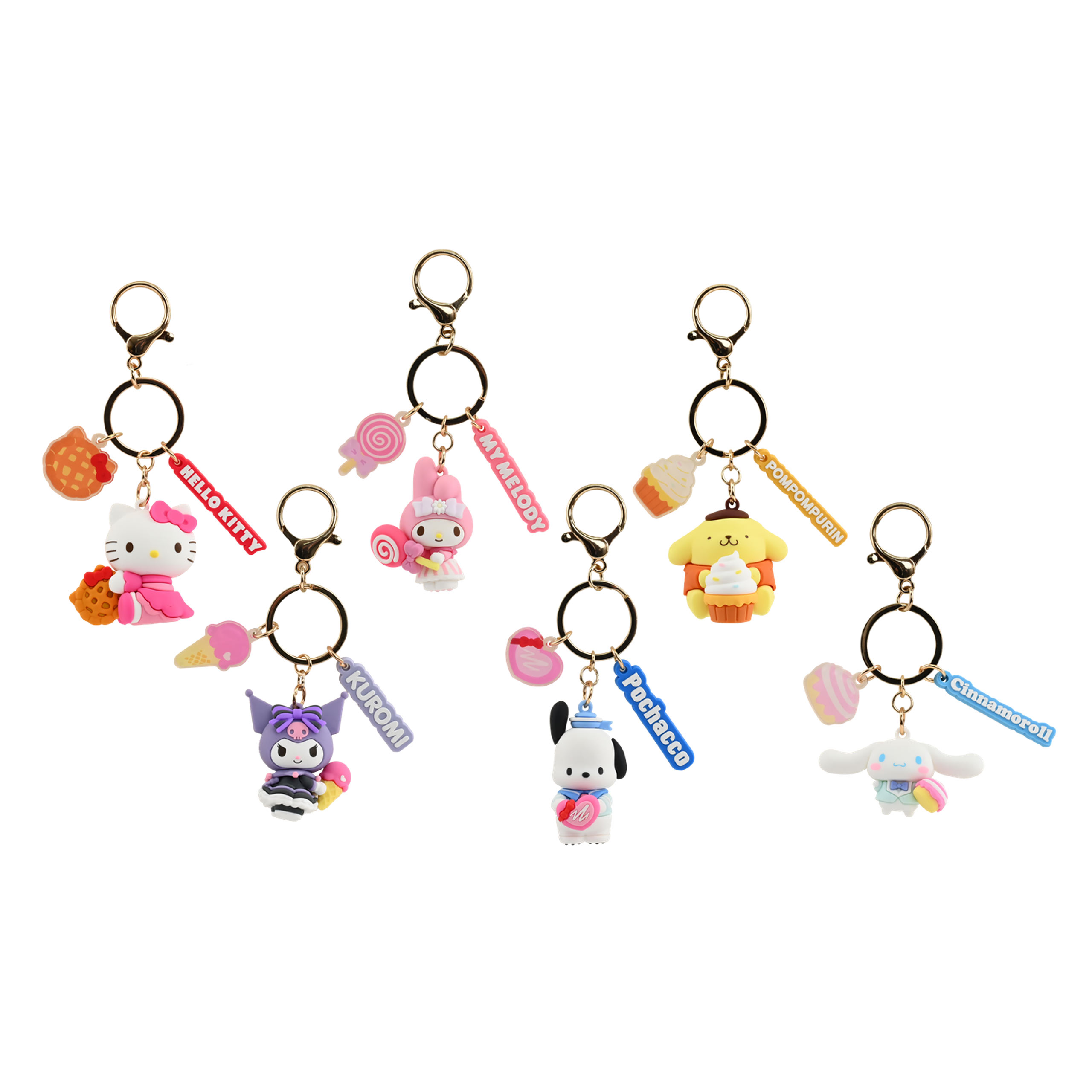 Hello Kitty and Friends - YuMe Tea Party Présentoir de porte-clés mystère