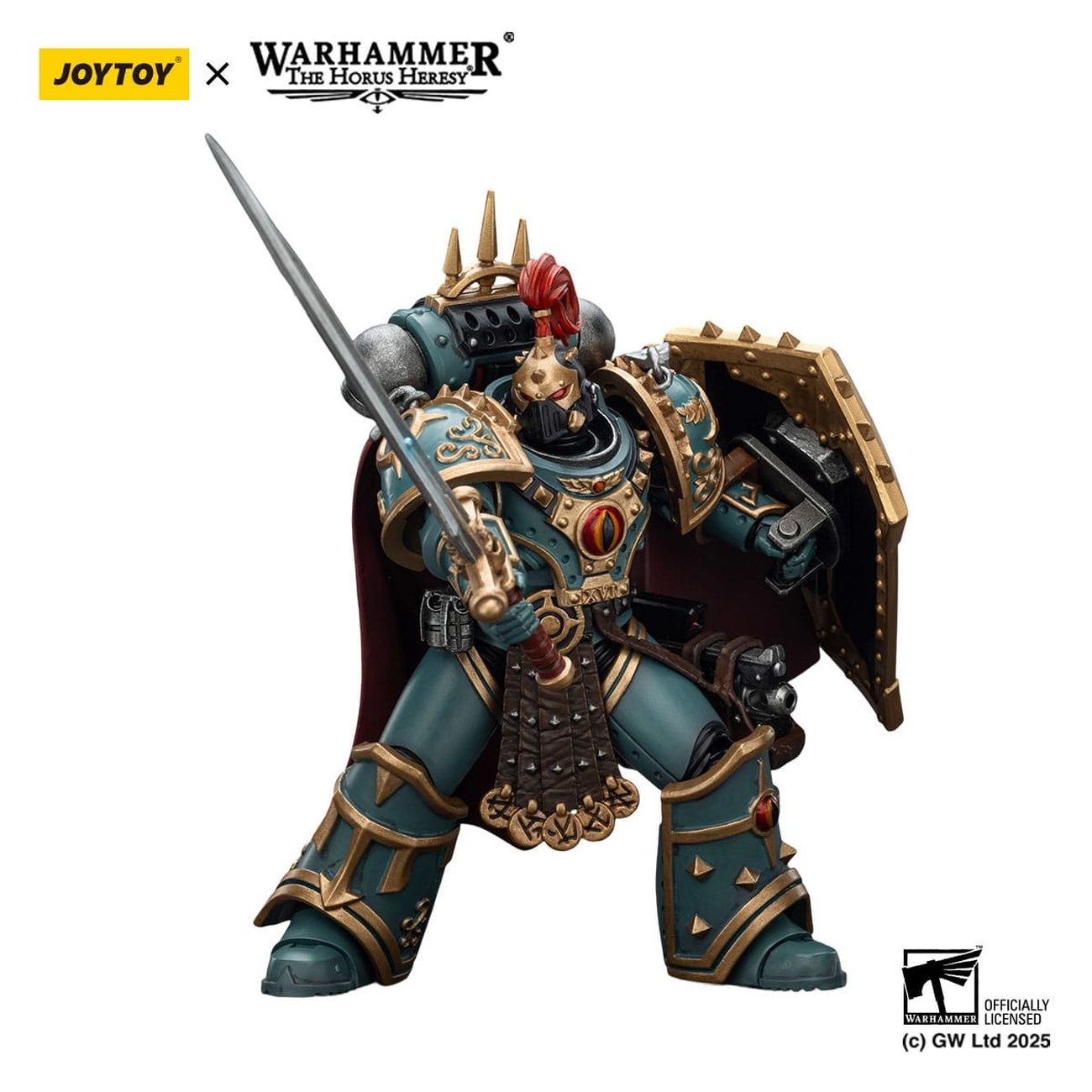 Warhammer The Horus Heresy figura de acción Sons of Horus Little Horus Aximand Captain of the 5th Company 20 cm