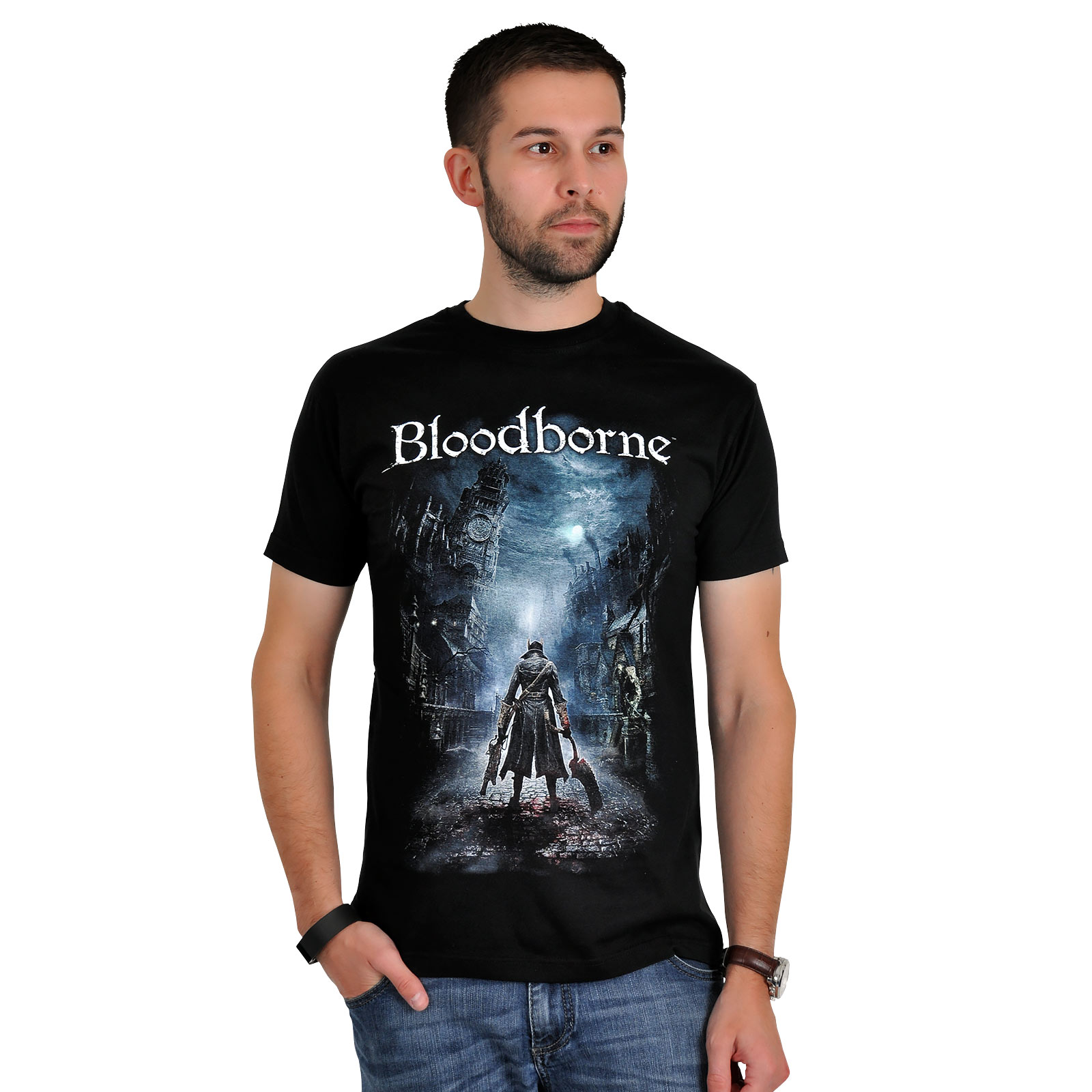 Bloodborne - T-shirt Night Street noir