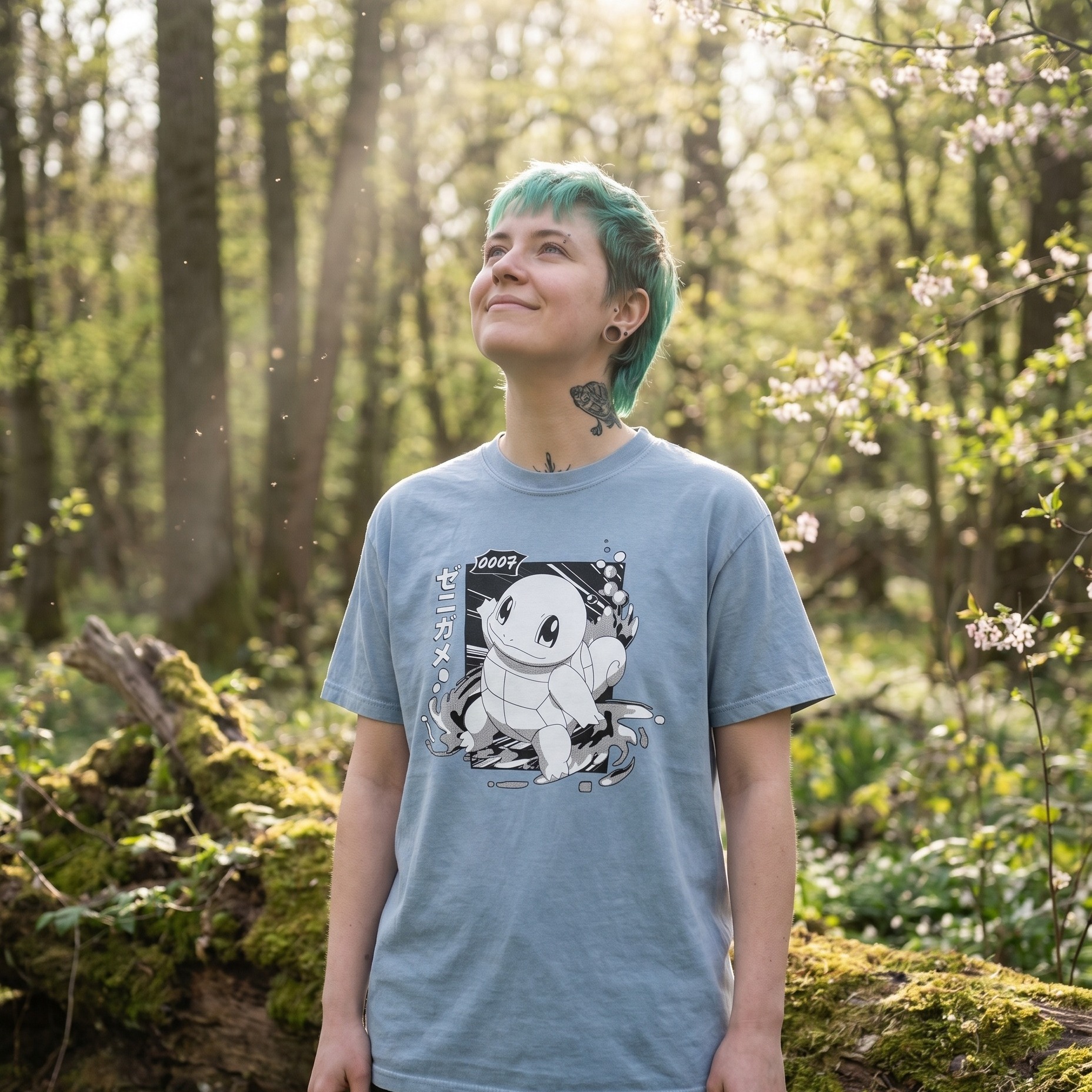Pokémon - Squirtle Katakana Vintage T-Shirt
