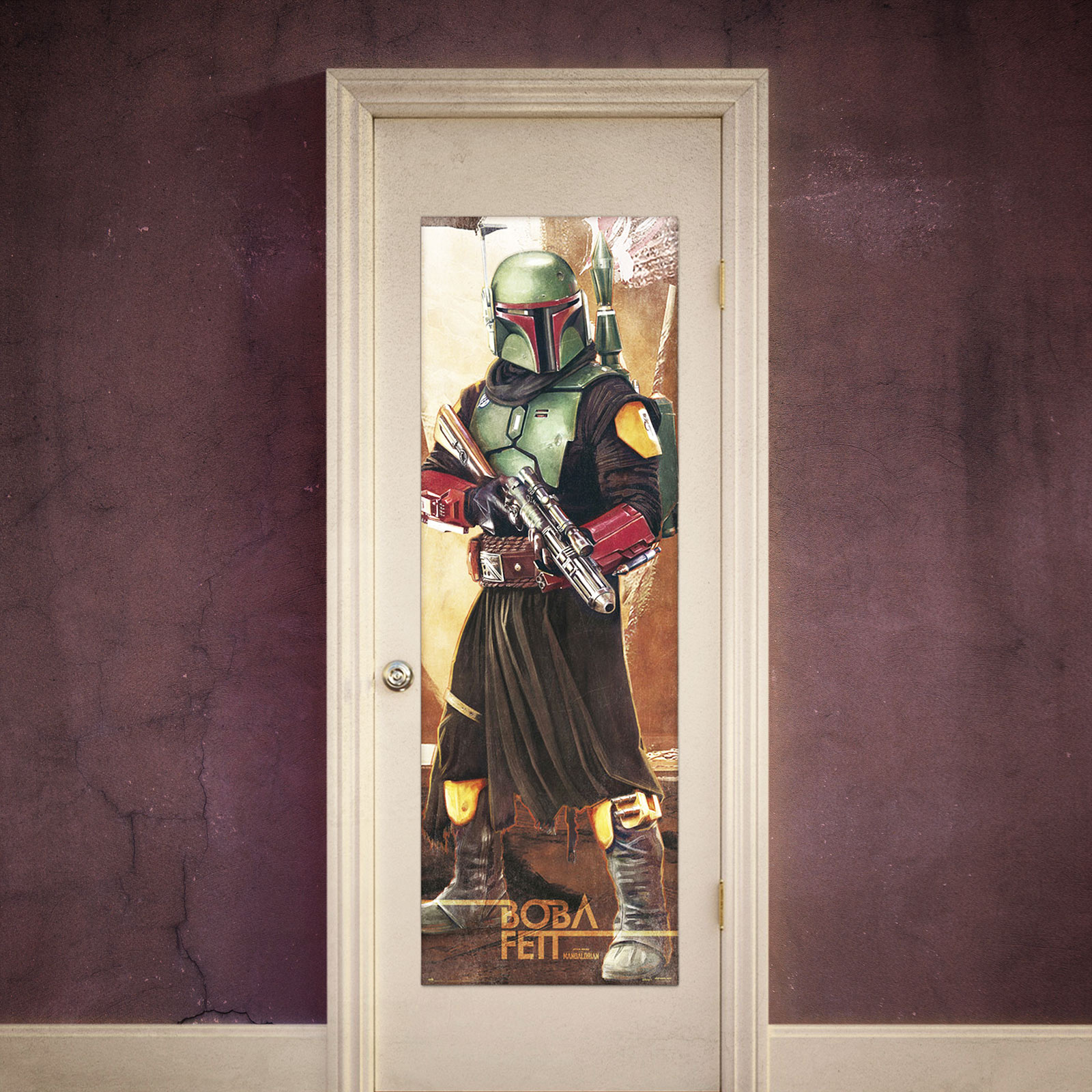 Poster de porte Boba Fett - Star Wars