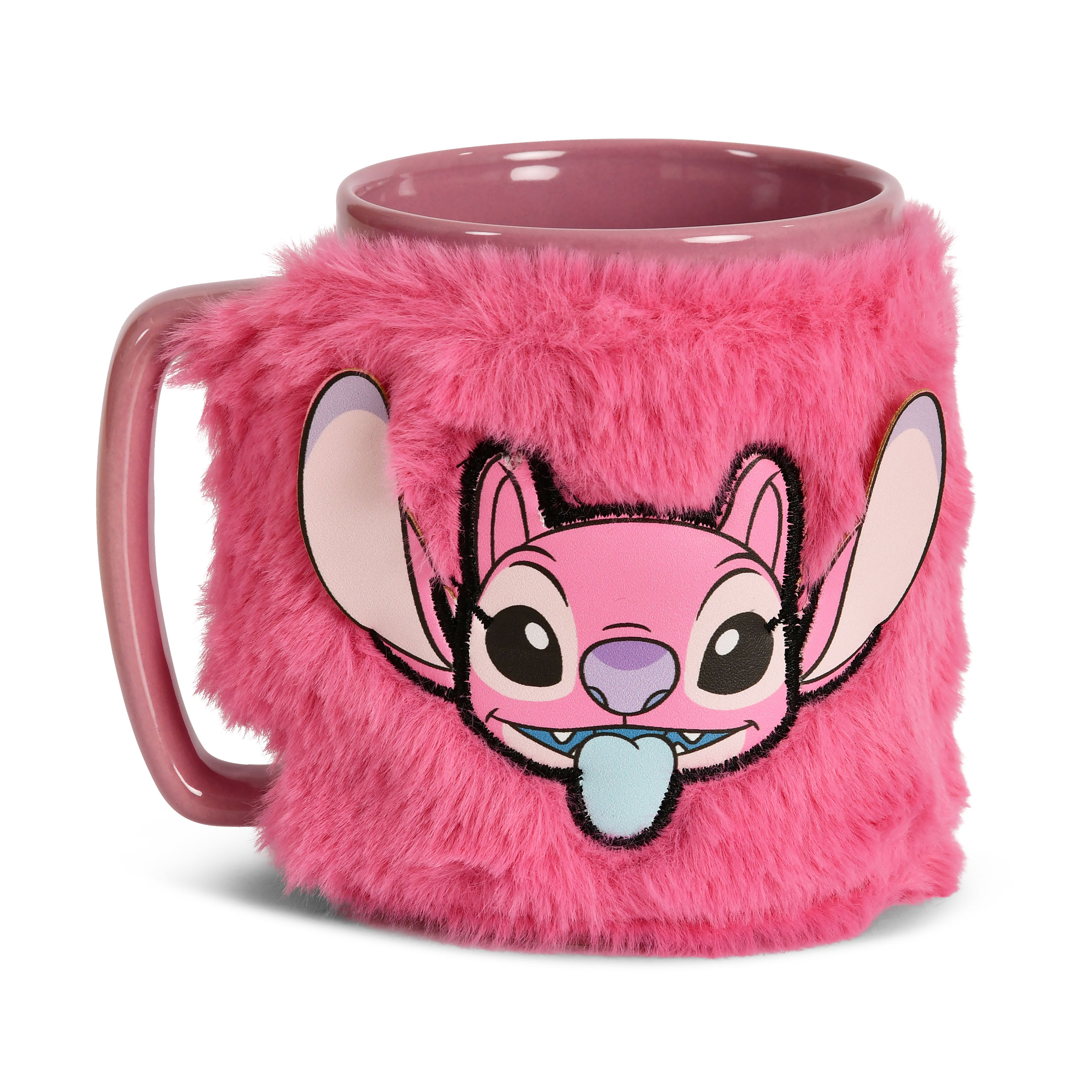Lilo & Stitch - Mug Angel avec housse en peluche