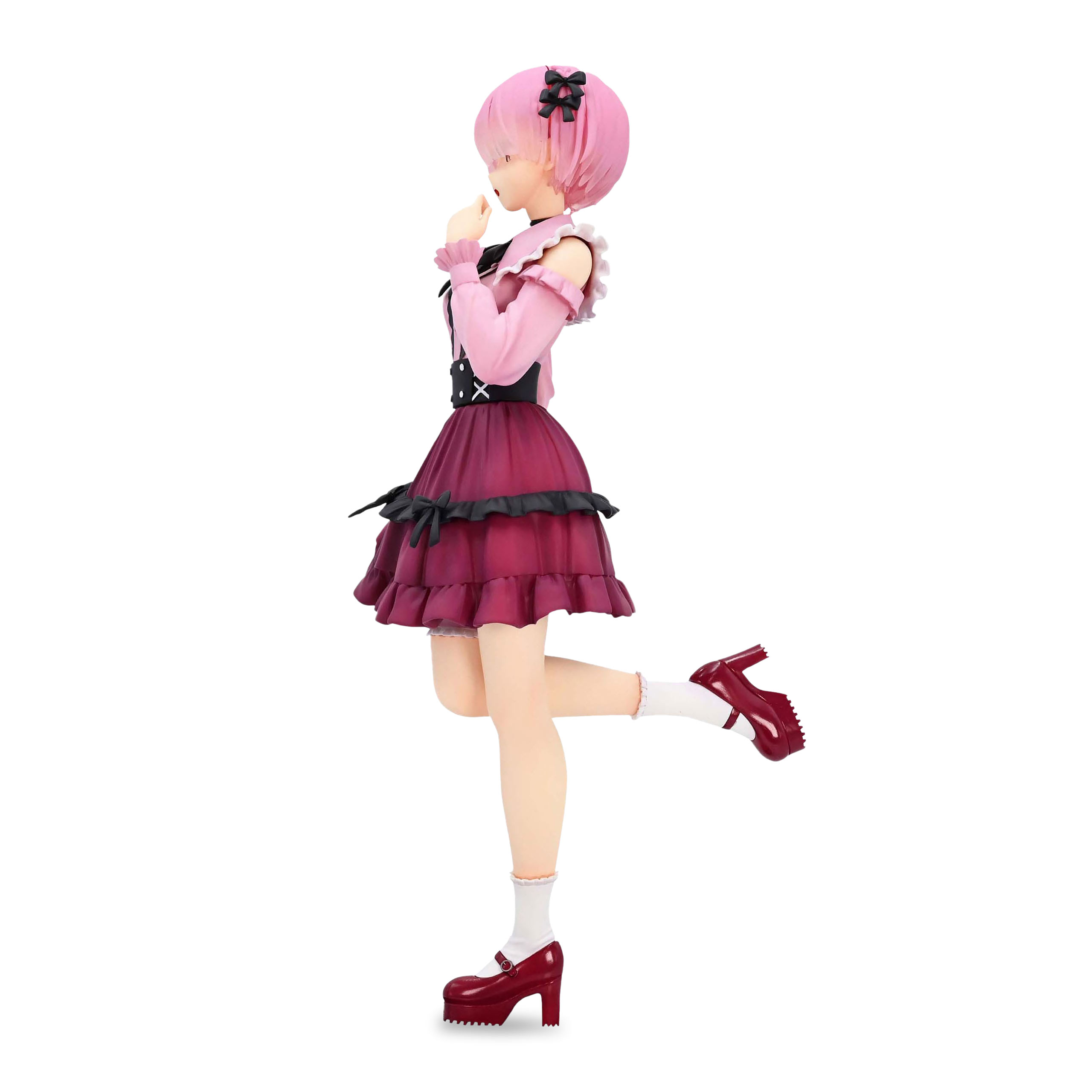 Re:Zero - Figure de Ram en tenue girly rose