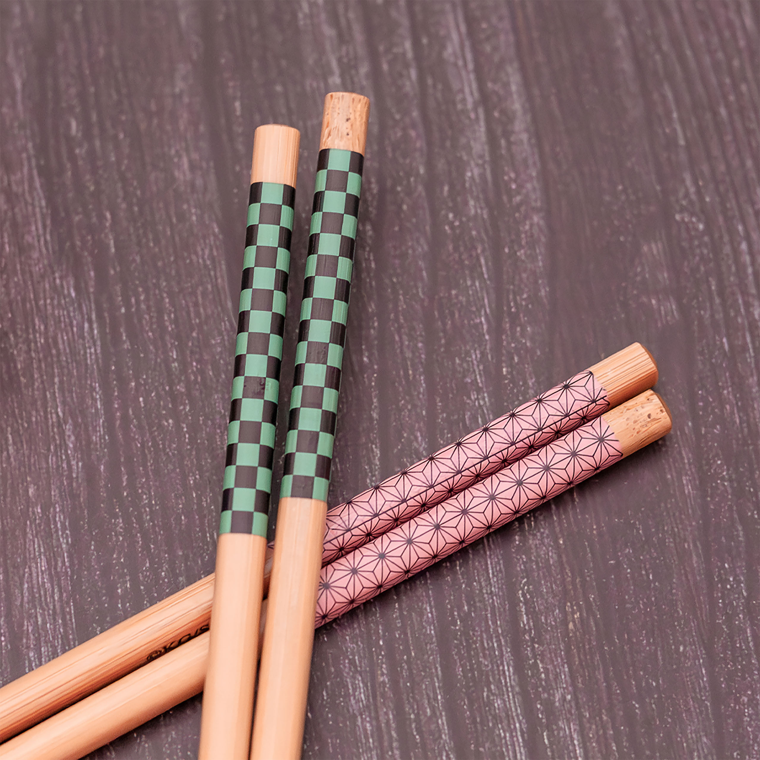 Demon Slayer - Tanjiro en Nezuko Kamado Eetstokjes Set van 2