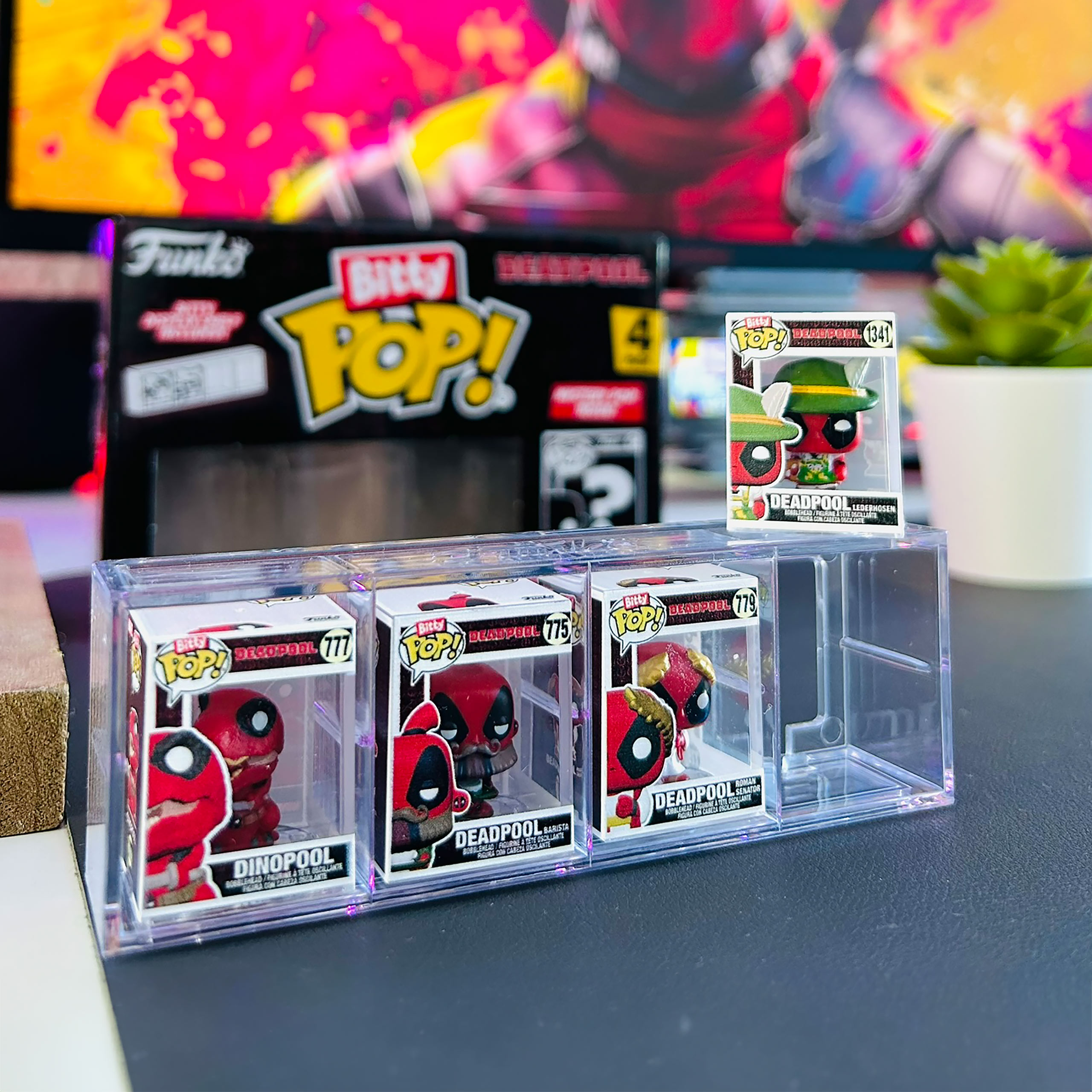 Deadpool - Funko Bitty Pop Set di 4 figure Serie 3