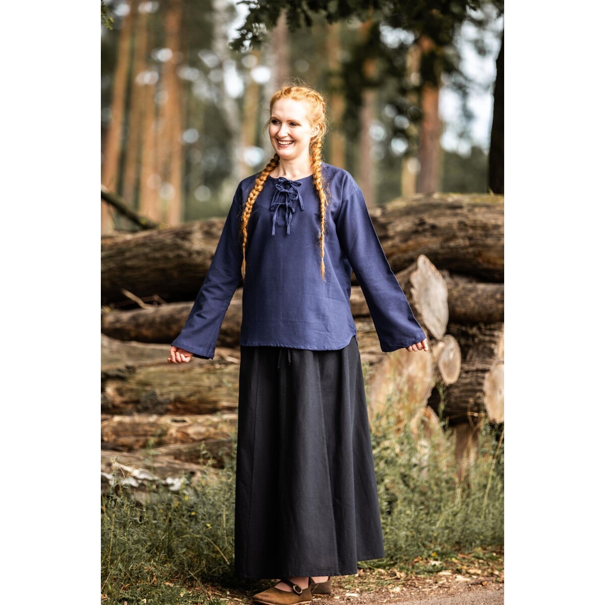 Medieval Blouse Tilda blue