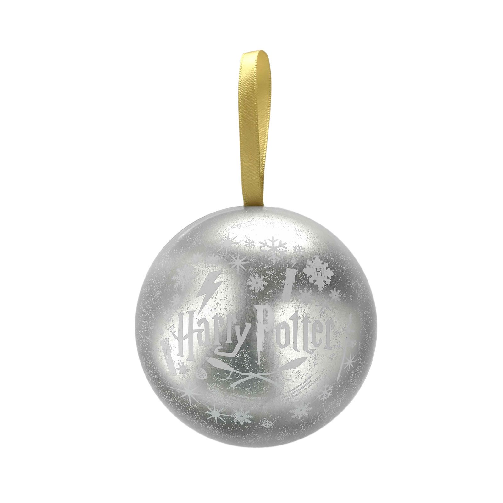 Harry Potter - Christmas ball with Hufflepuff crest necklace