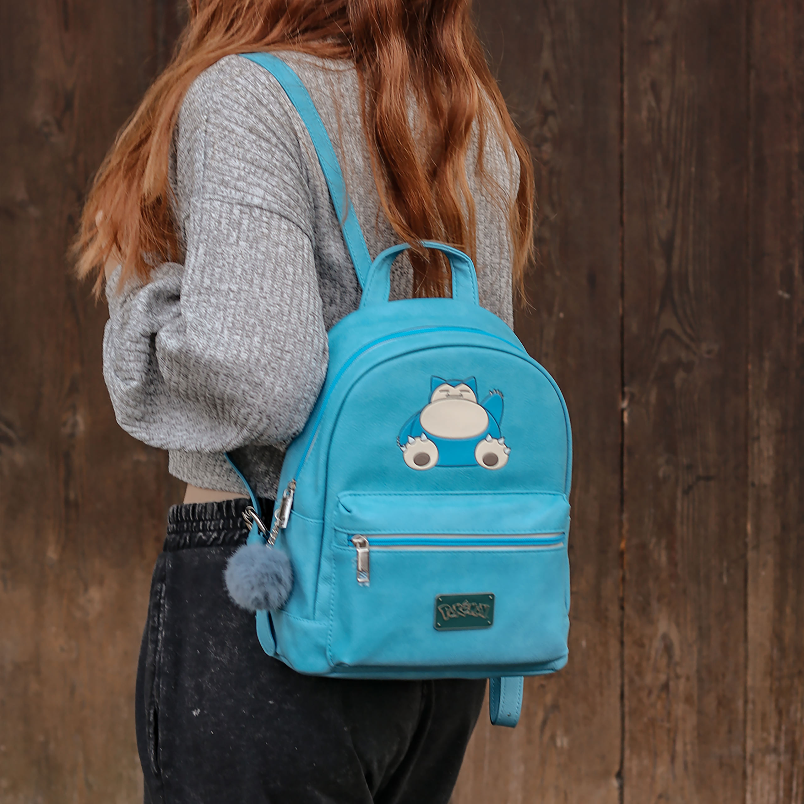 Pokemon - Sleeping Snorlax Mini Backpack Blue