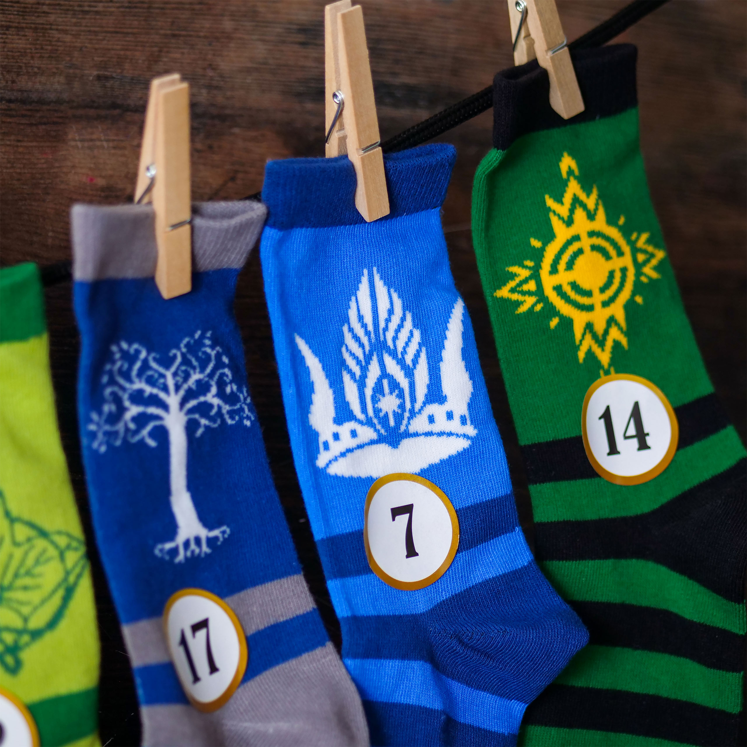 Lord of the Rings Socks Advent Calendar for Filling