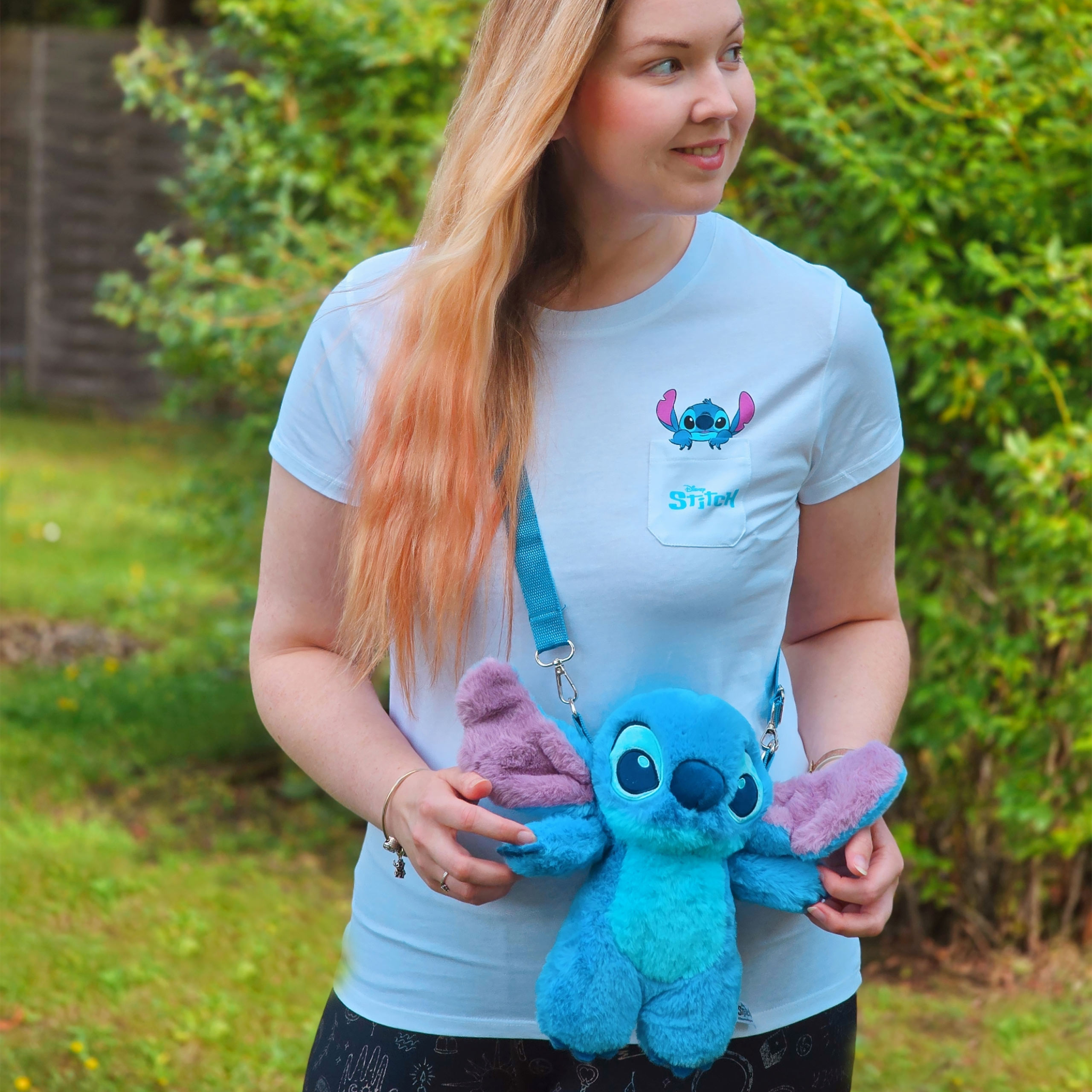 Sac bandoulière en peluche Stitch - Lilo & Stitch