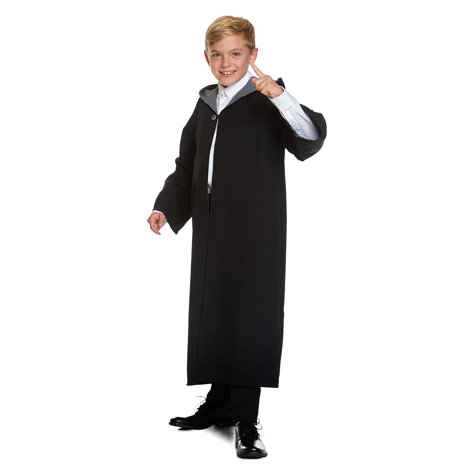 Costume d'enfant sorcier avec capuche pour les fans de Harry Potter