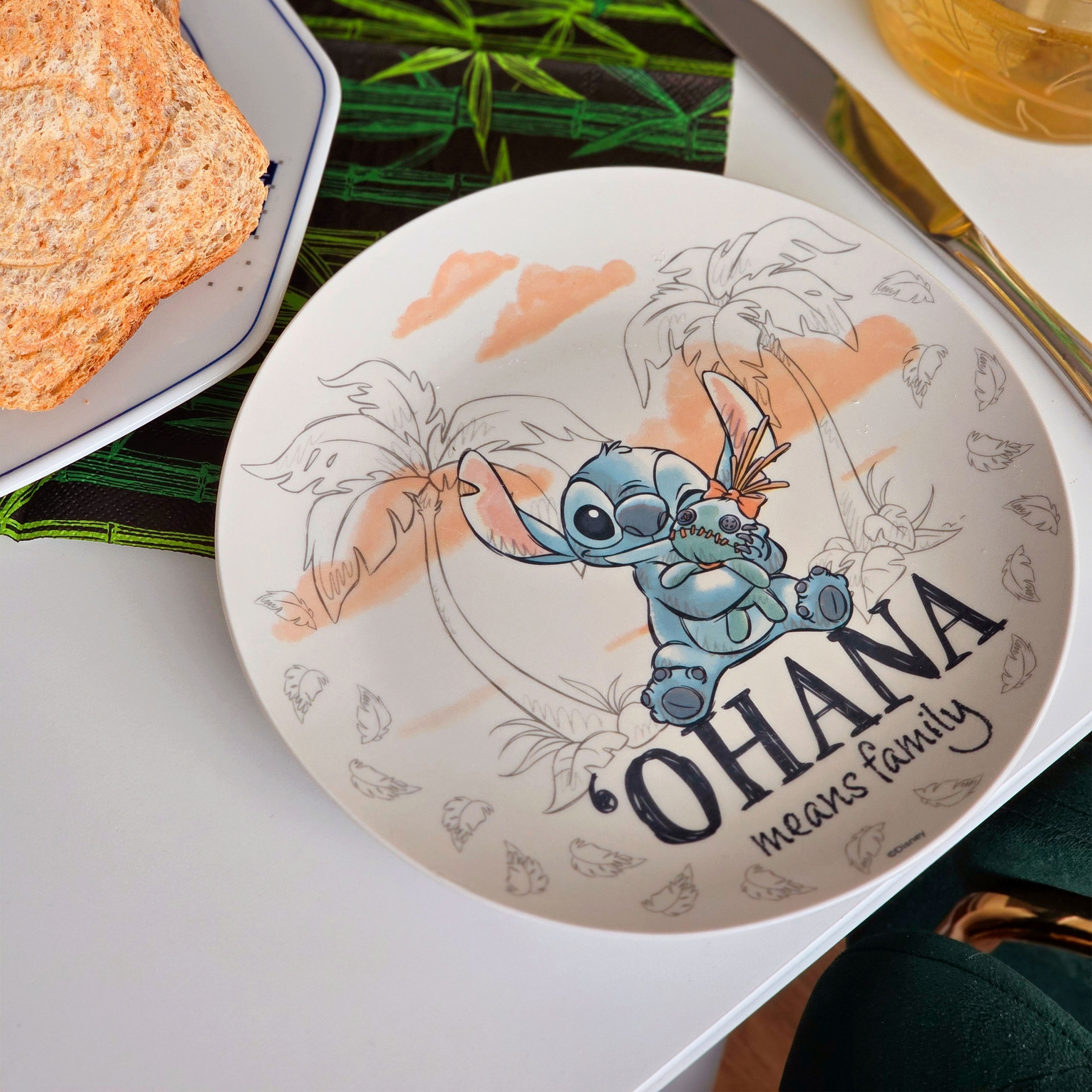 Stitch Ohana Tellerset - Lilo & Stitch