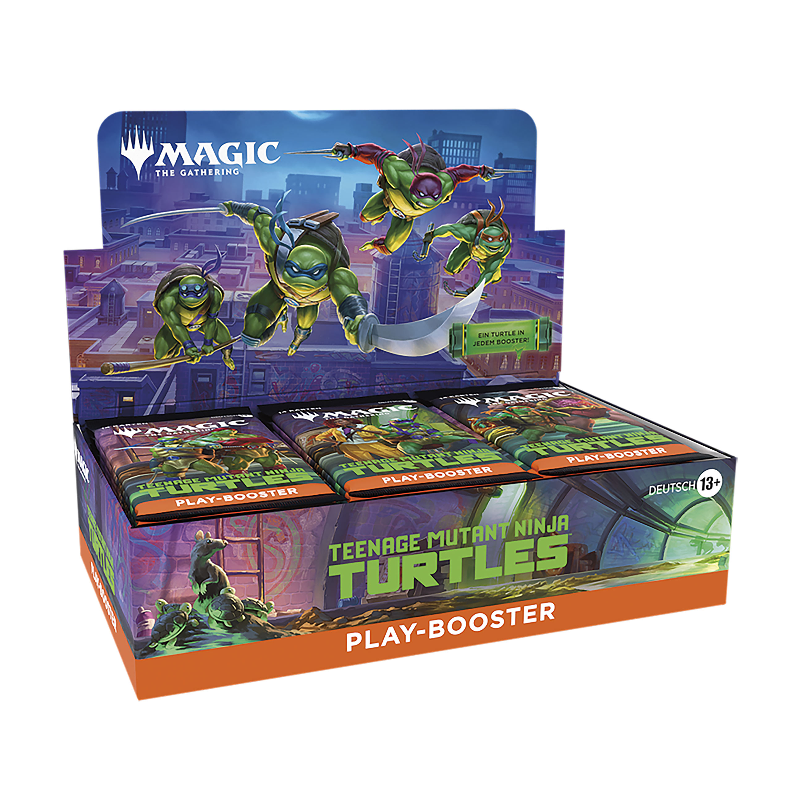 Teenage Mutant Ninja Turtles Play Booster wersja niemiecka – Magic: The Gathering Display E1091583