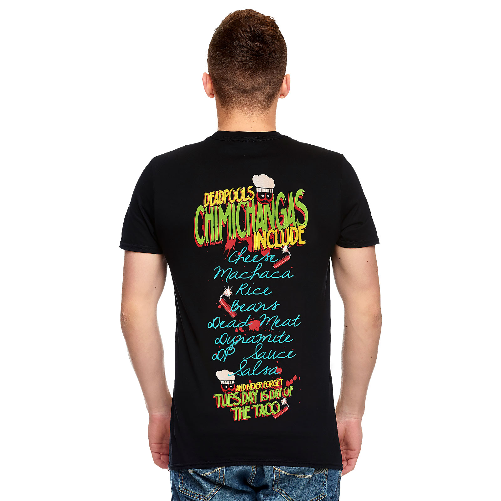 Deadpool - Chimichangas Love T-Shirt black