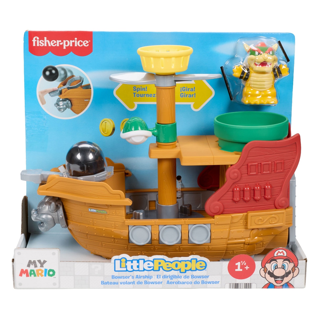 My Mario Little People Playset – Bowser’s Airship