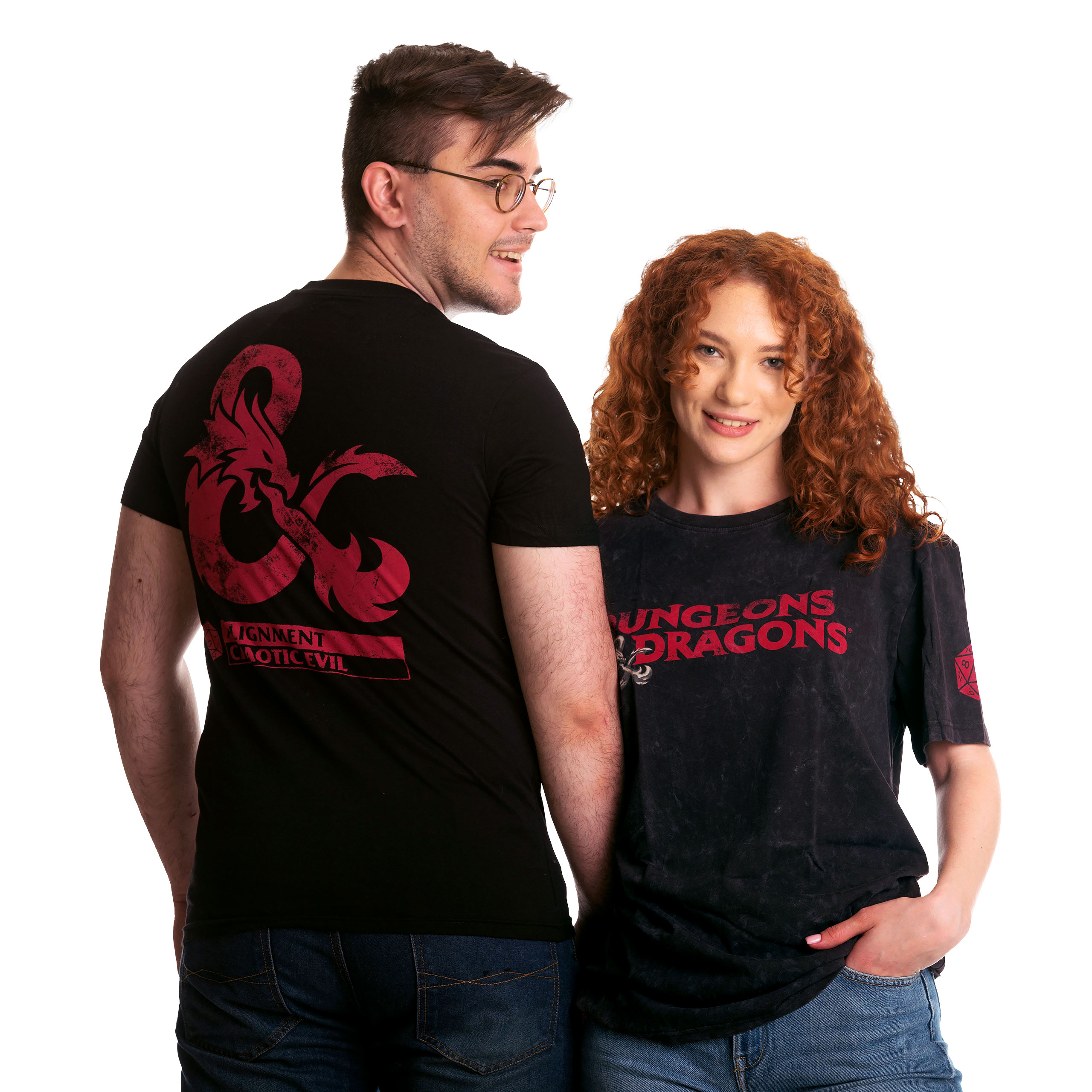 Dungeons & Dragons - Chaotic Evil T-Shirt Zwart