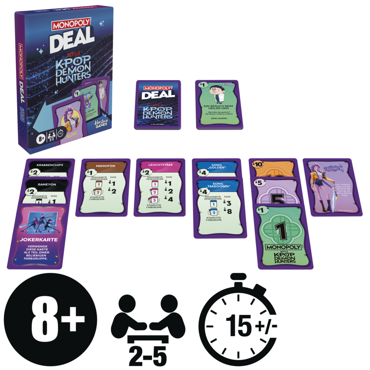 KPop Demon Hunters - Monopoly Deal