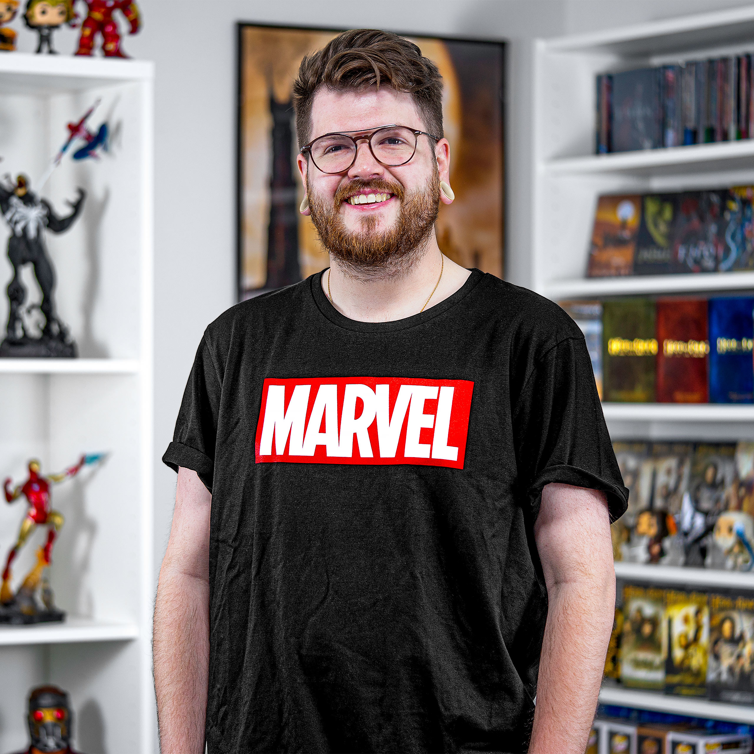 Marvel - T-shirt Logo Noir