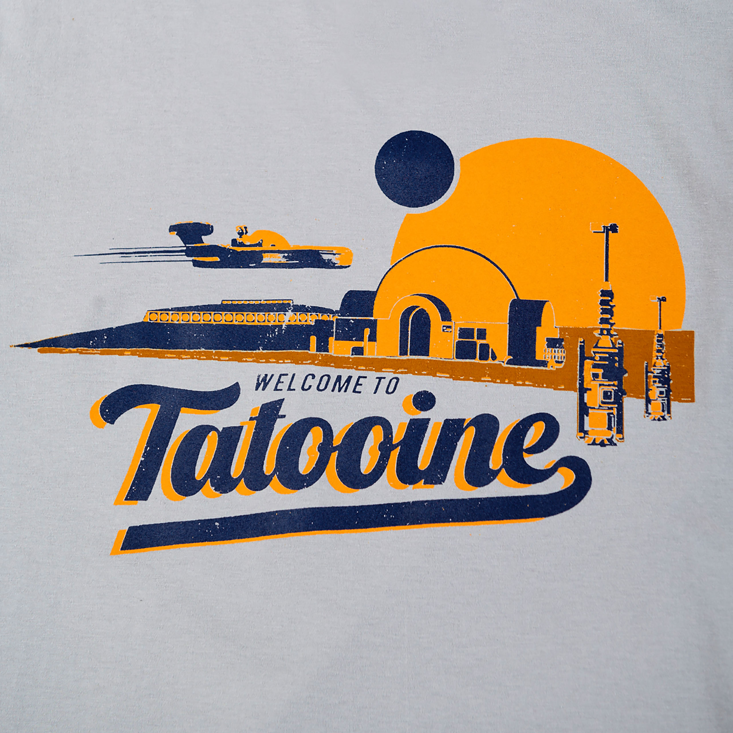 Star Wars - Welcome to Tatooine T-shirt grijs