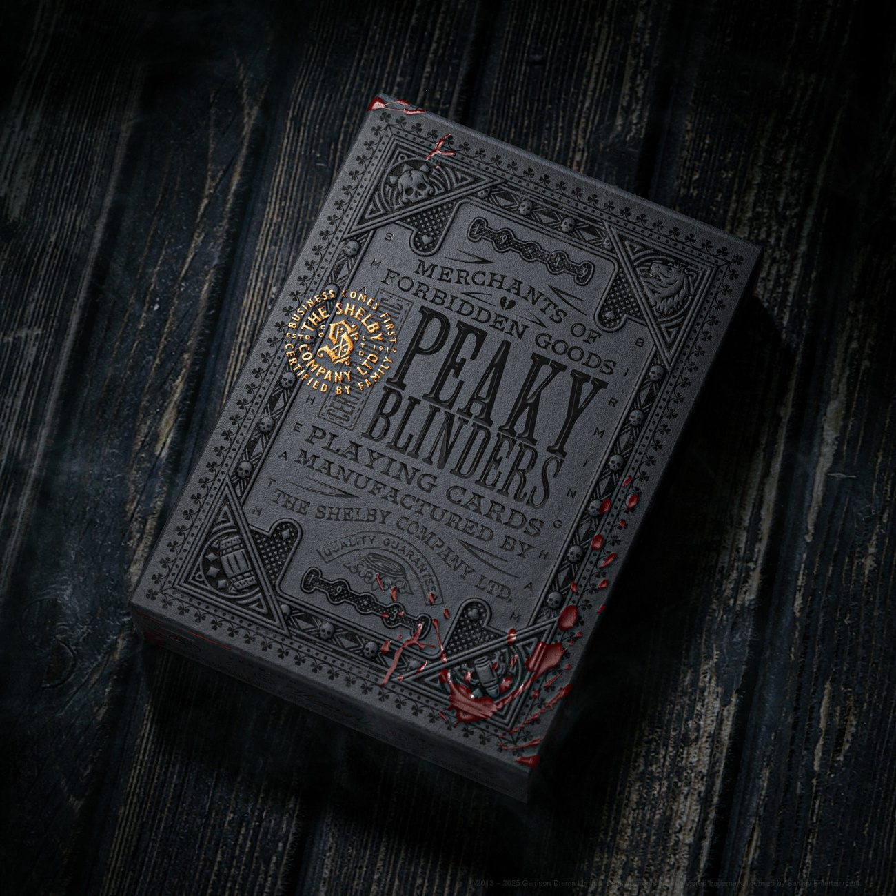 Peaky Blinders Spielkarten Forged In Smoke and Blood