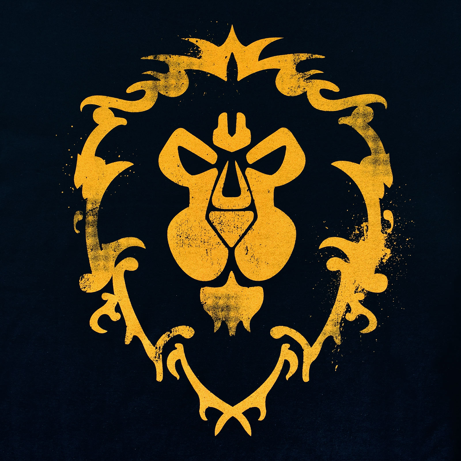 World of Warcraft - T-shirt bleu avec logo Alliance Spray