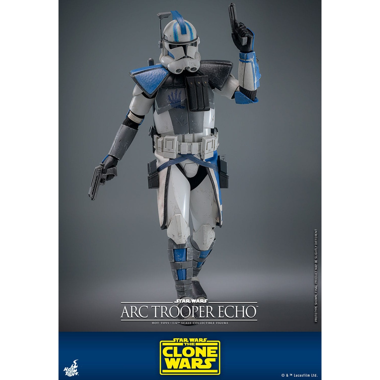 Star Wars: The Clone Wars Action figure 1/6 ARC Trooper Echo 30 cm