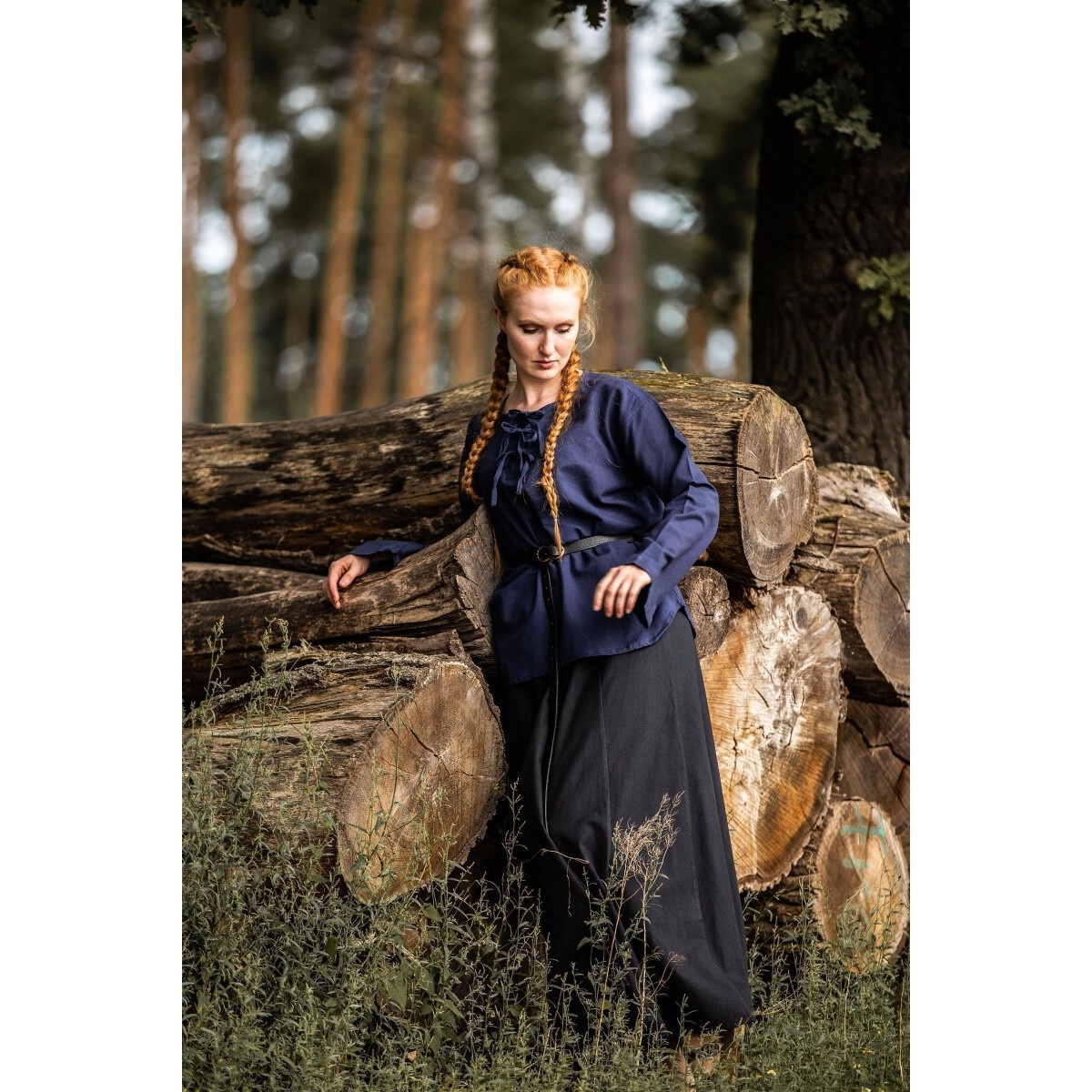 Medieval Blouse Tilda blue