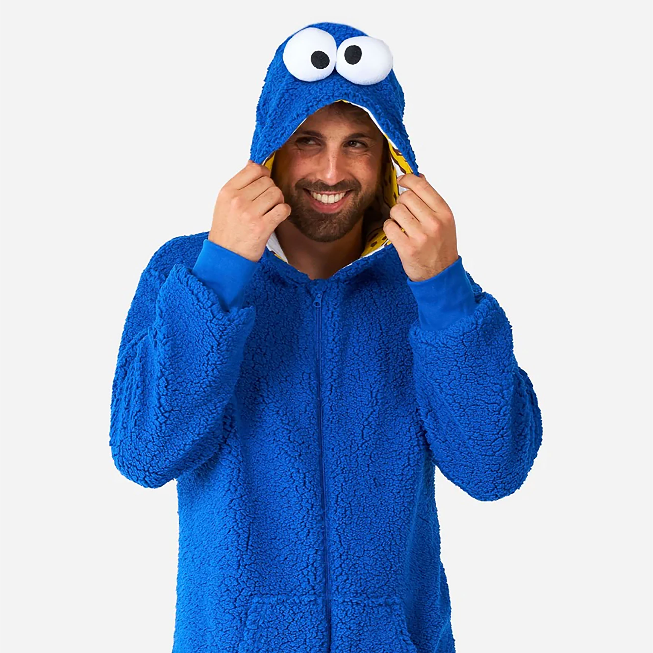 Barrio Sésamo - Mono de peluche de El Monstruo de las Galletas para adulto