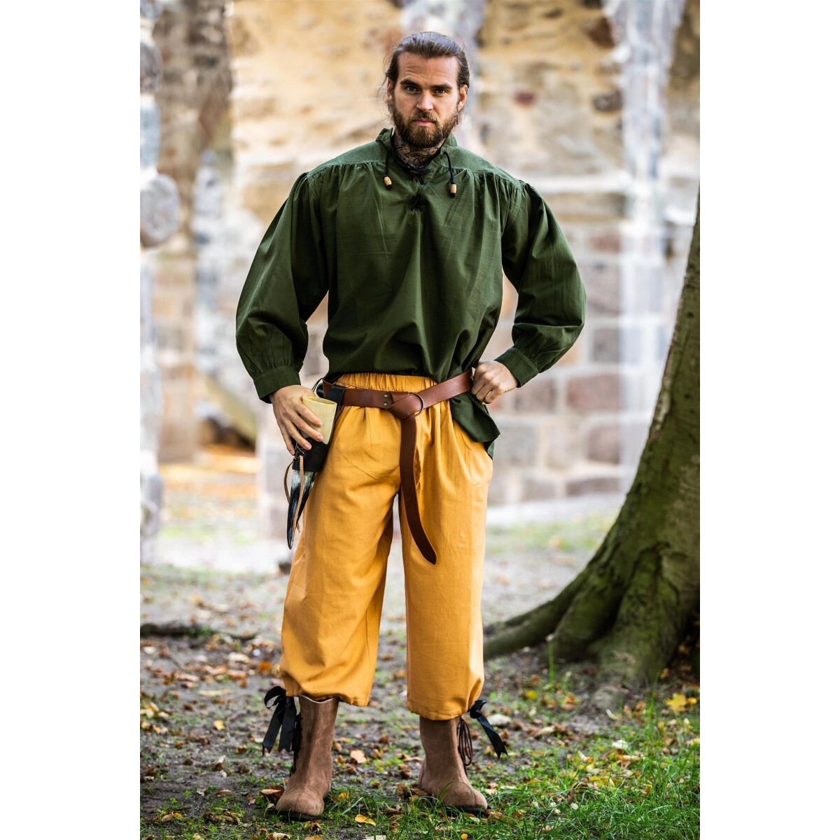 Medieval Shirt Ludwig green