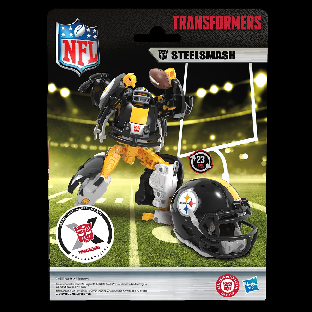 Transformers x NFL Actionfigur Pittsburgh Steelers: