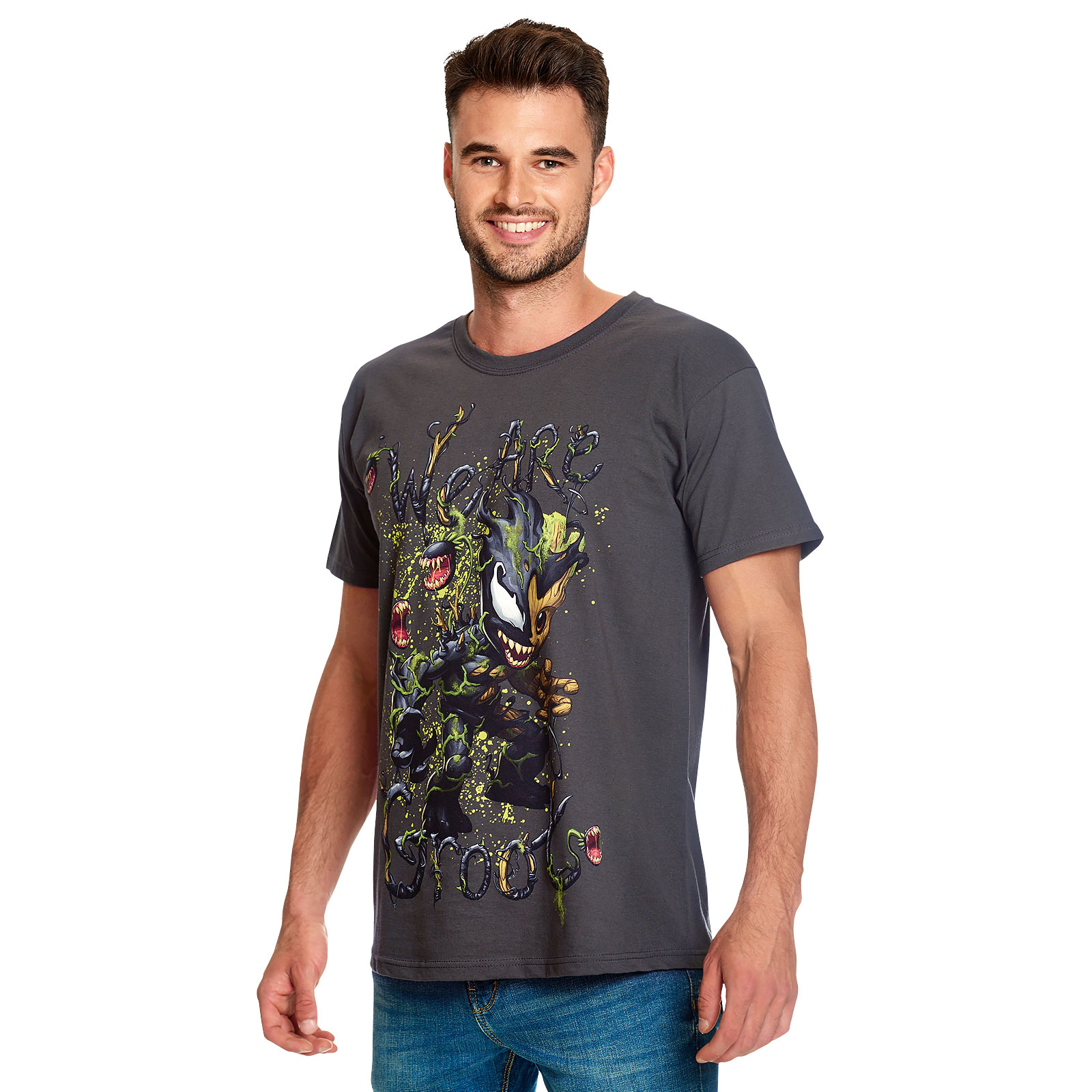 Guardians of the Galaxy - Venomized Groot T-Shirt grey