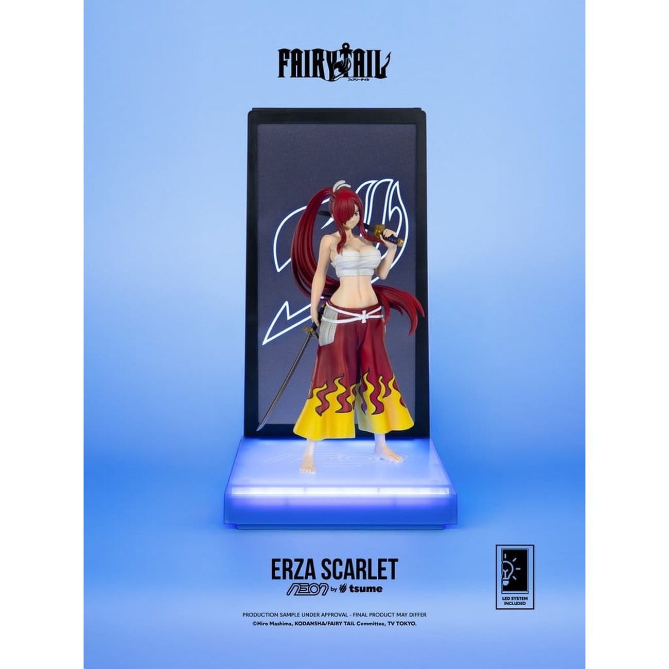 Fairy Tail - Erza Scarlet Neon Figur 1:9