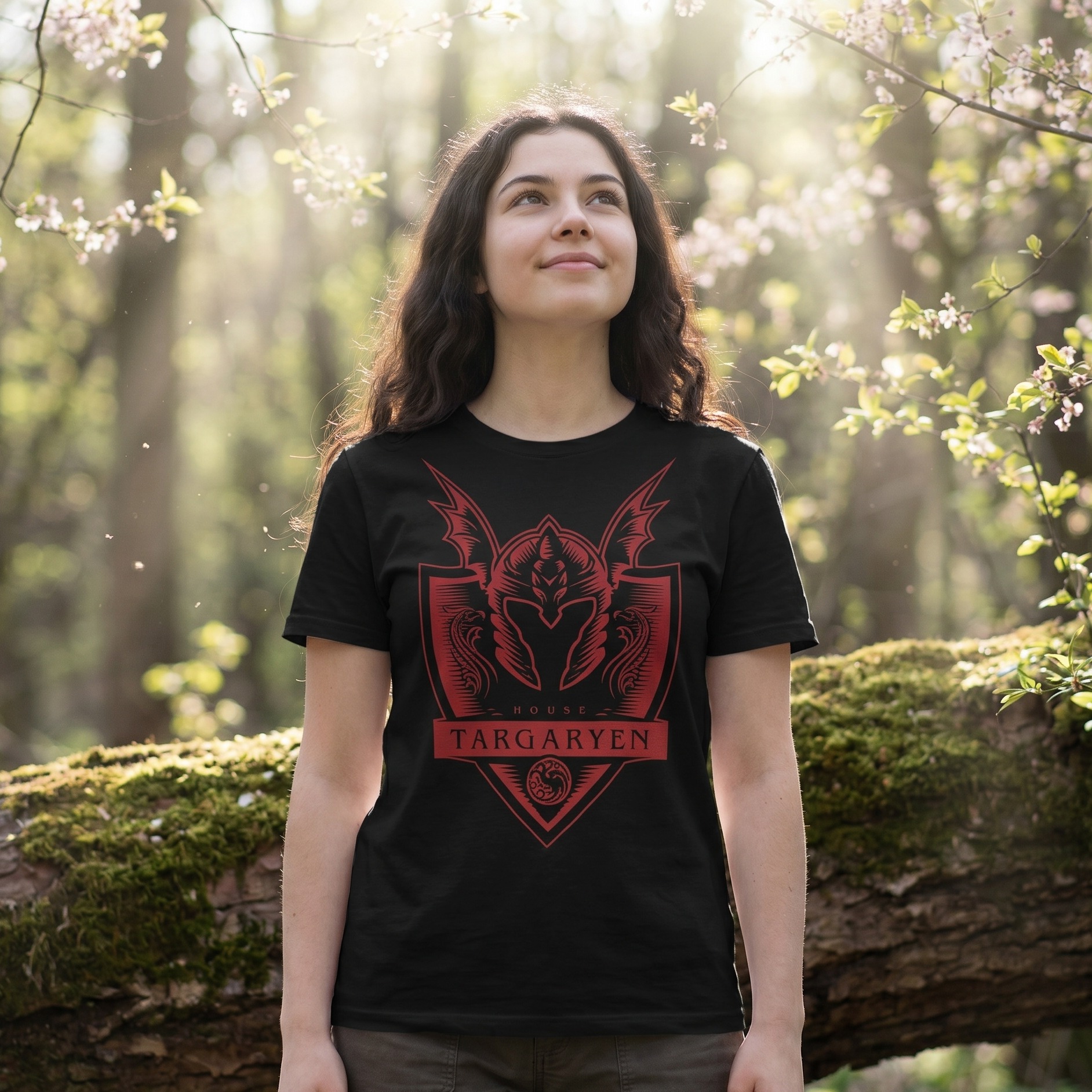 Targaryen T-Shirt zwart - Huis van de Draak
