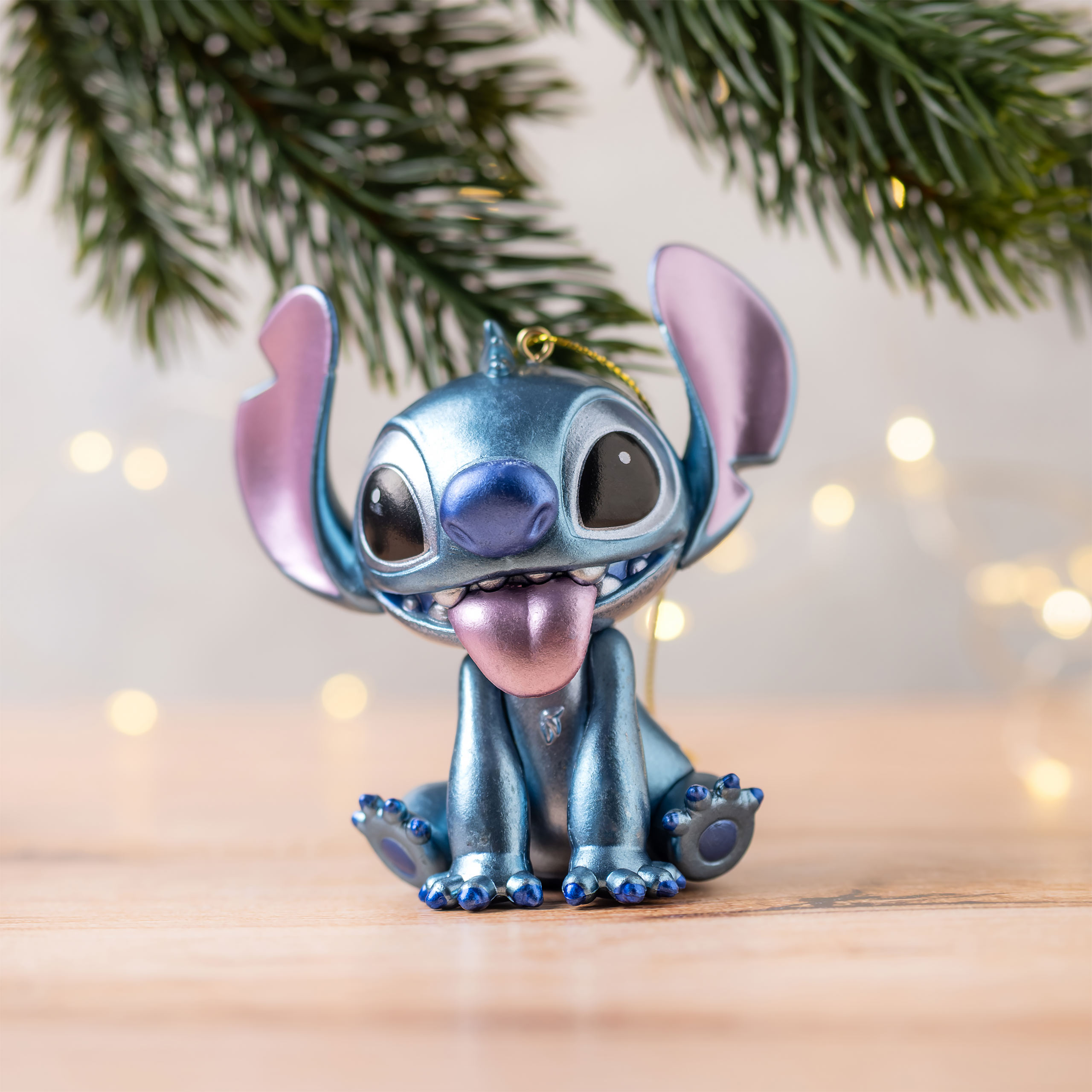 Stitch Decorazione per albero di Natale metallizzata - Lilo & Stitch