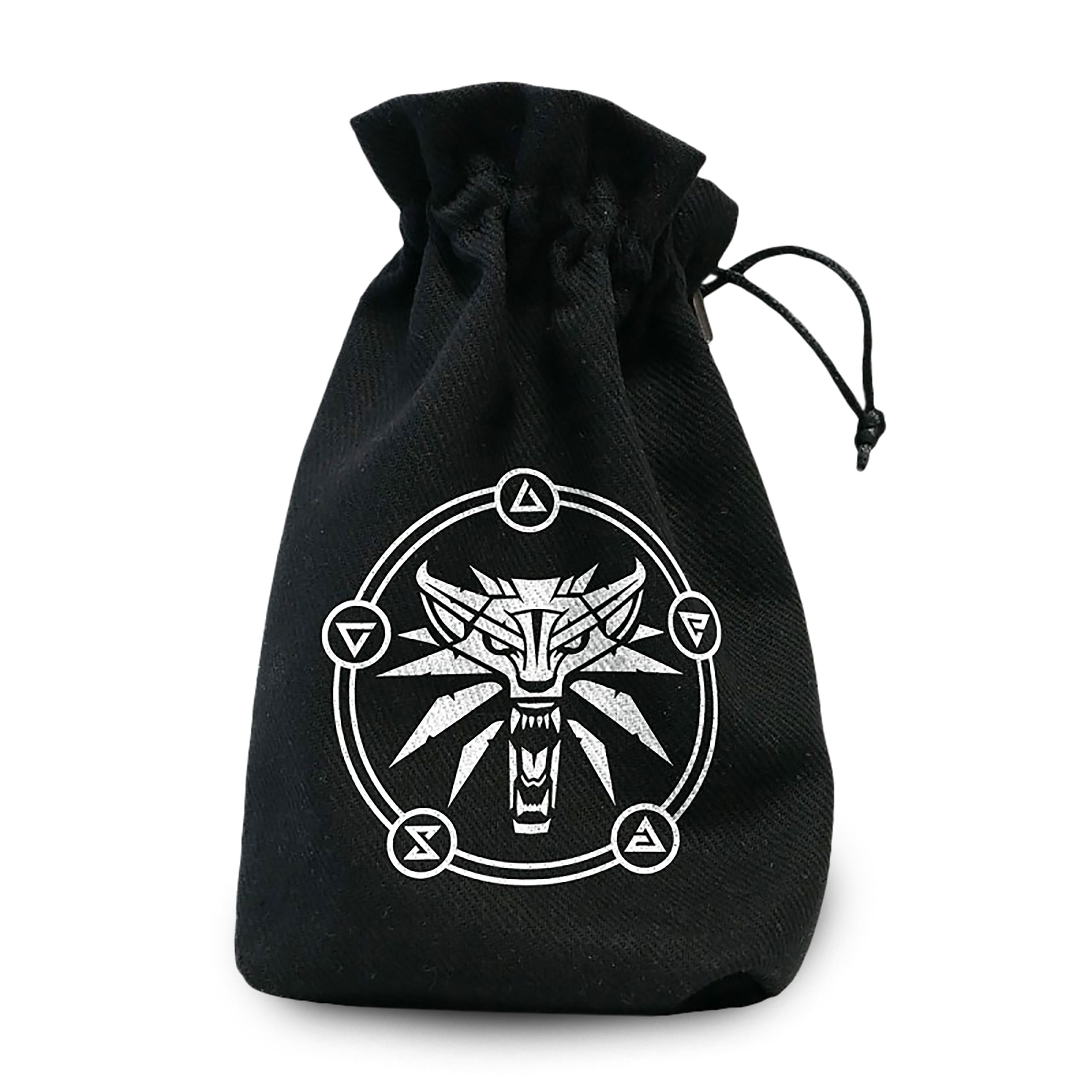 Witcher - Wolf Logo Dice Bag Black